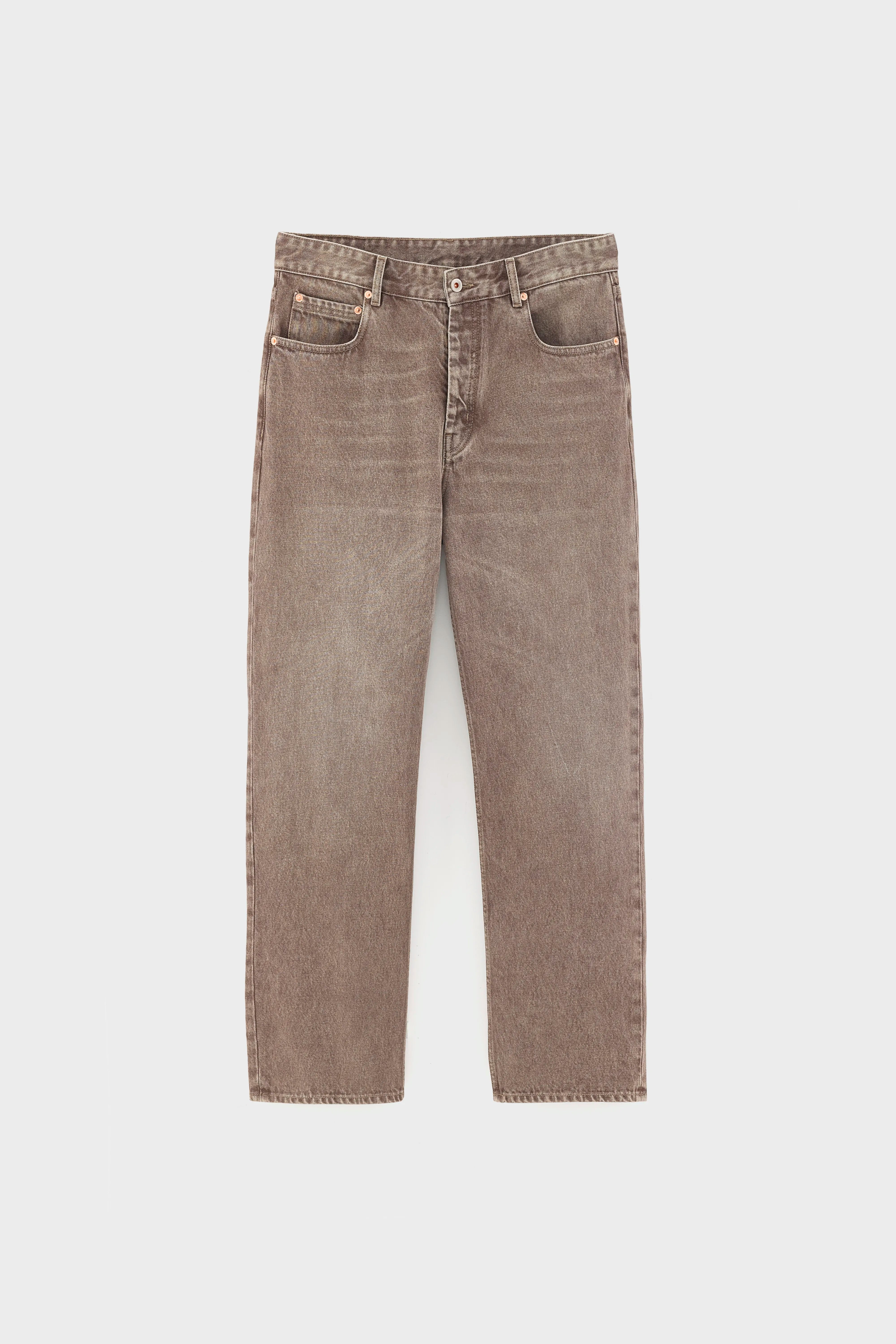 Denim N. 08 straight jeans (262 / M / USED BROWN)