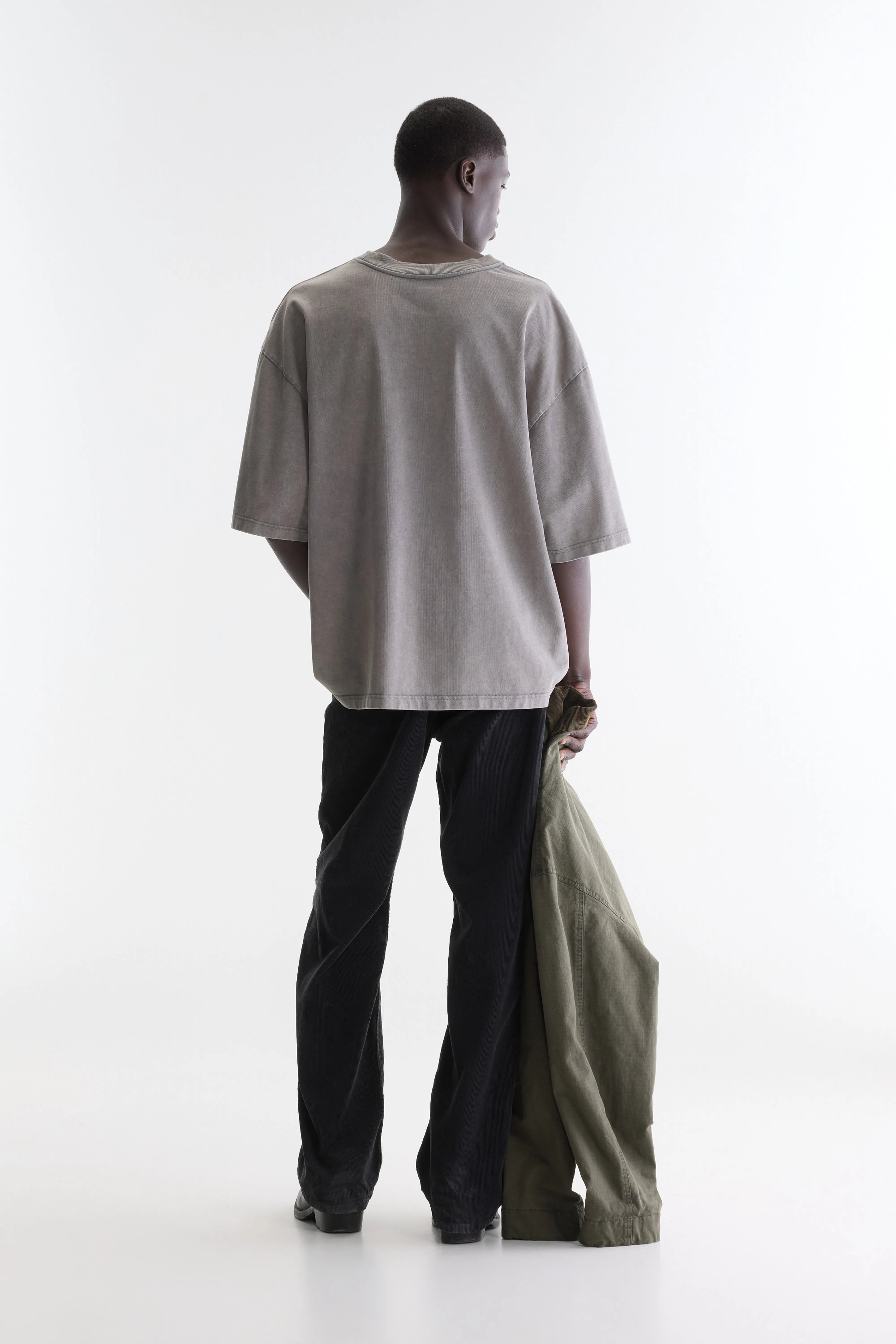 Point relaxed trousers (262 / M / BLACK BLUE)