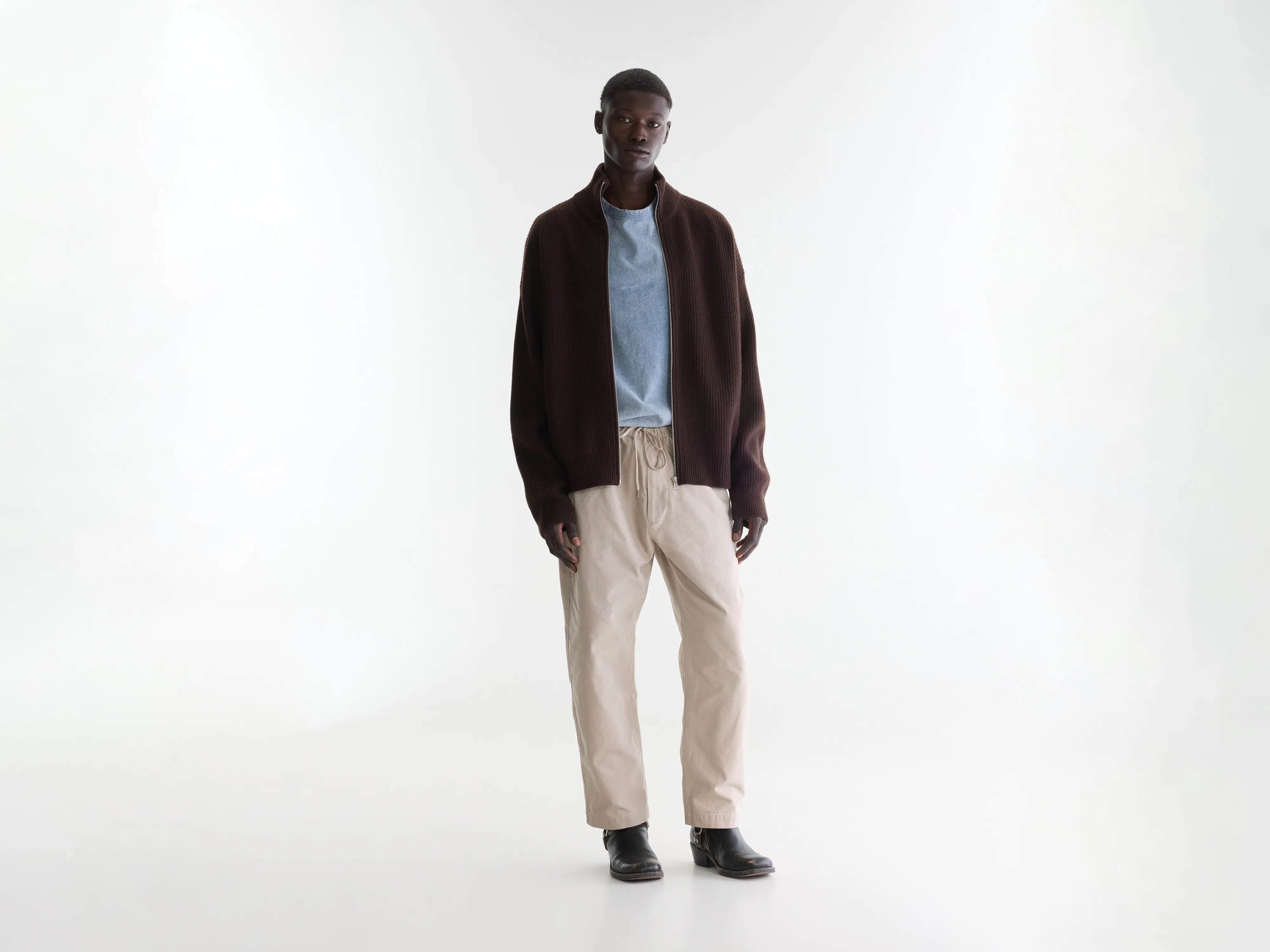 Julius relaxed trousers (262 / M / BONE)