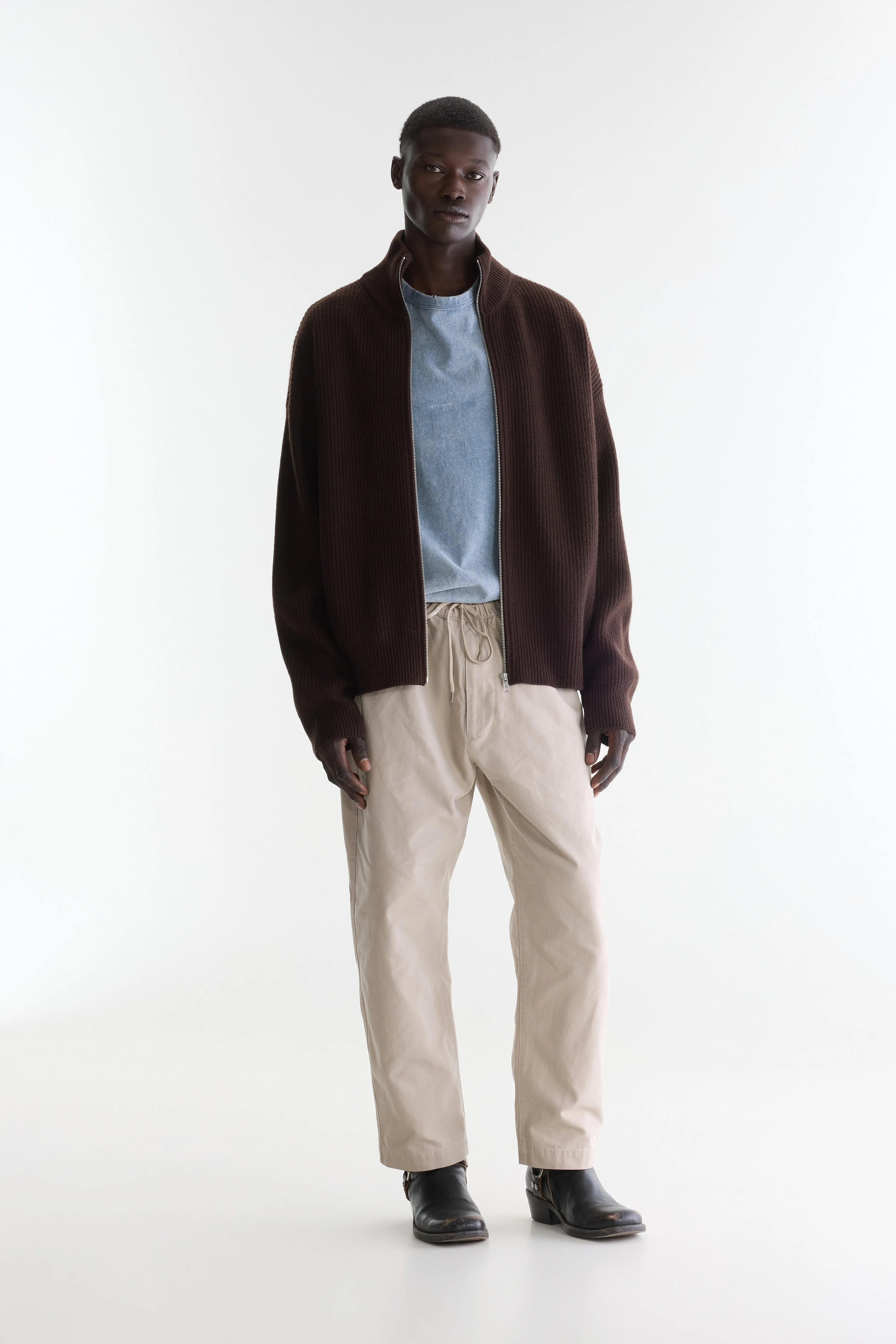 Julius relaxed trousers (262 / M / BONE)
