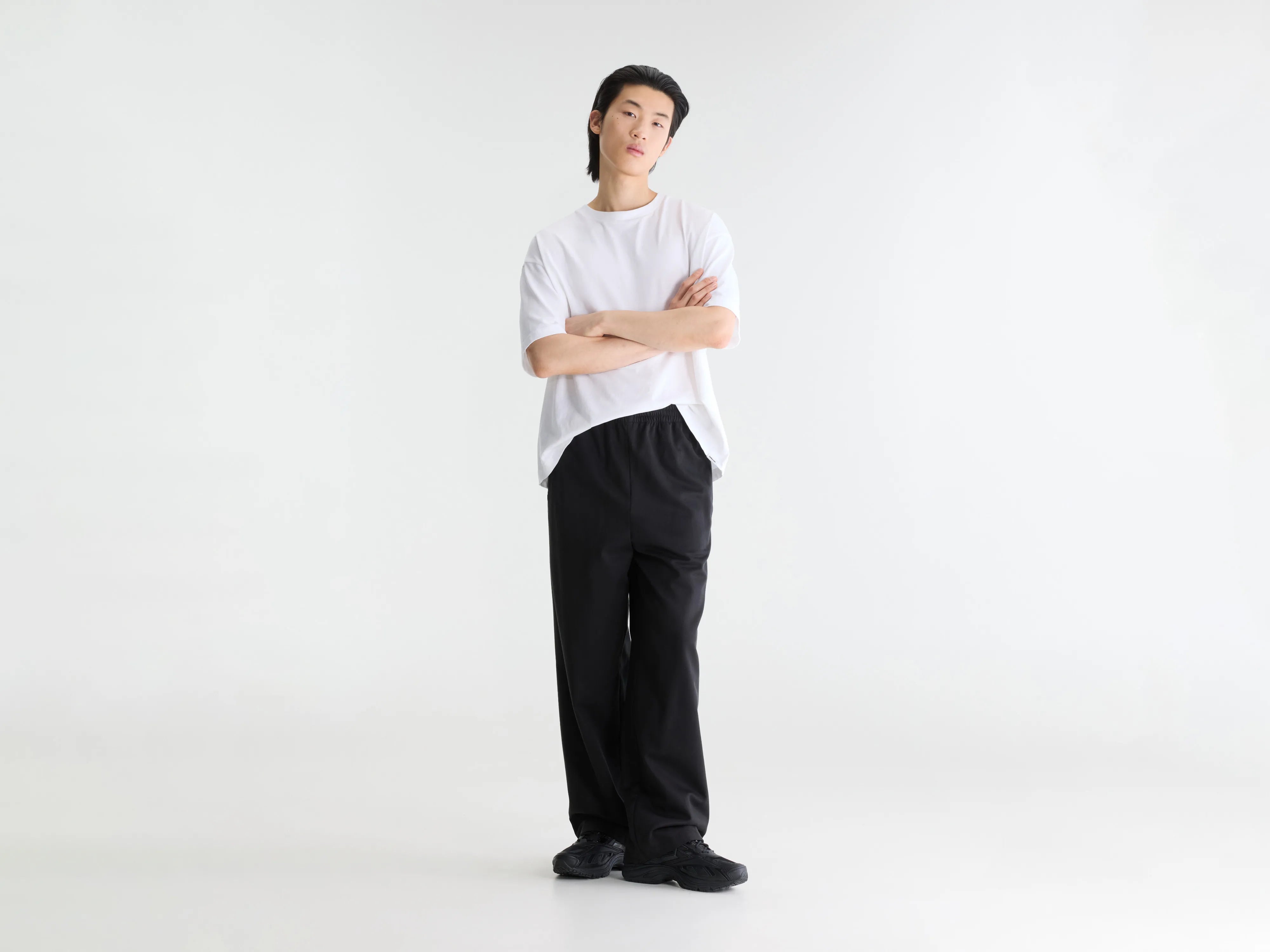 Joie relaxed trousers (262 / M / OFF BLACK)