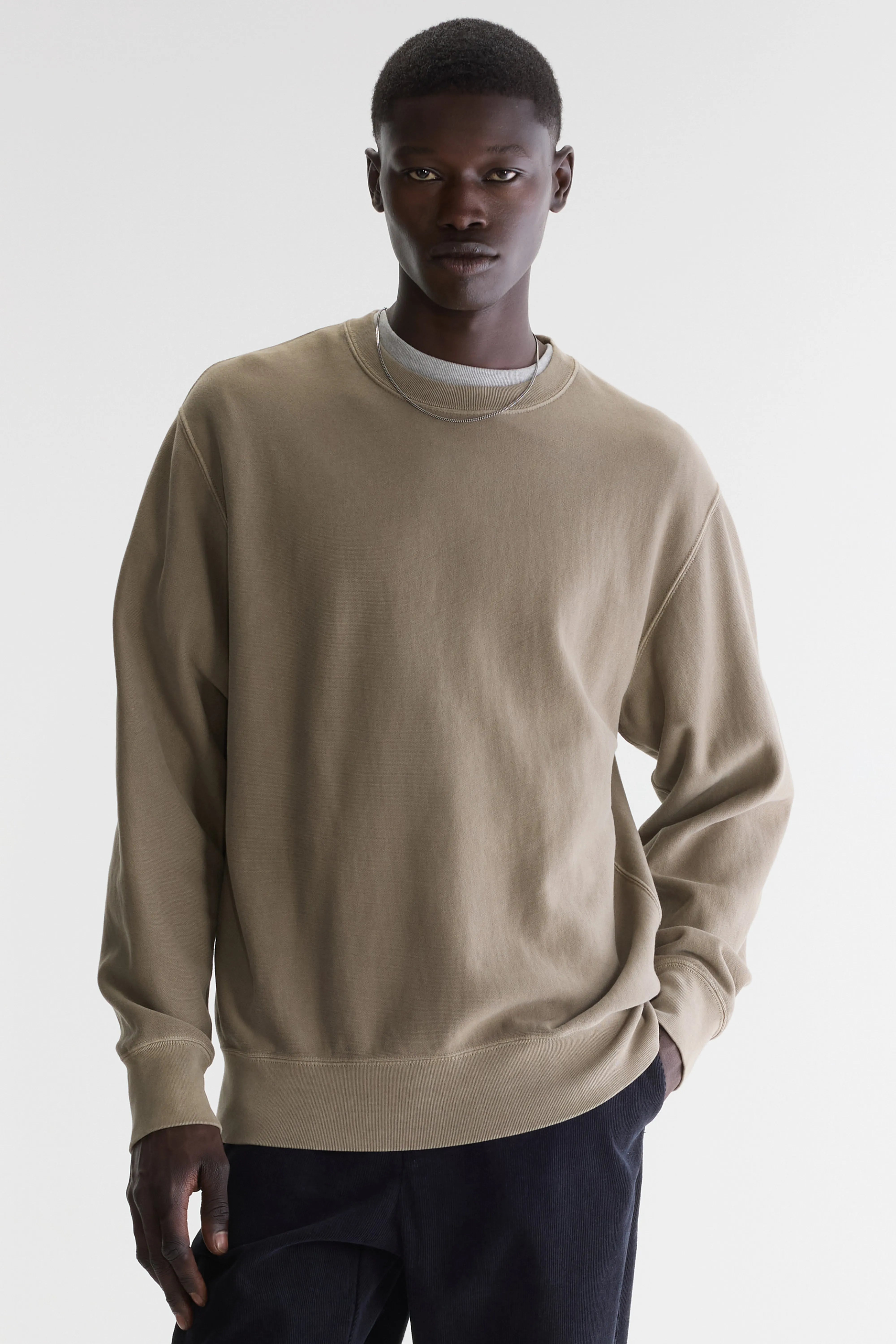 Flake crewneck sweatshirt (262 / M / DUST)