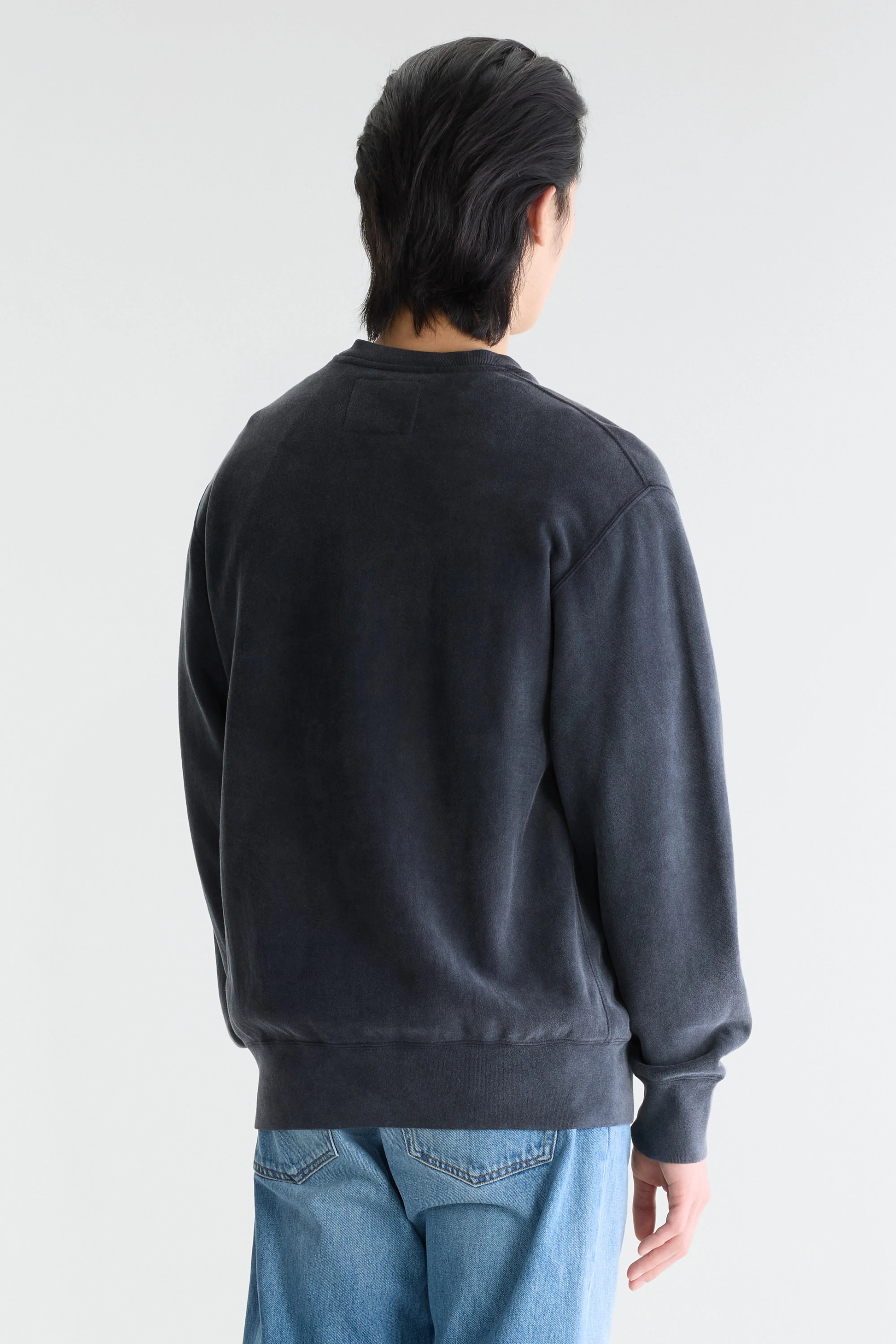 Flake crewneck sweatshirt (262 / M / METEORITE)