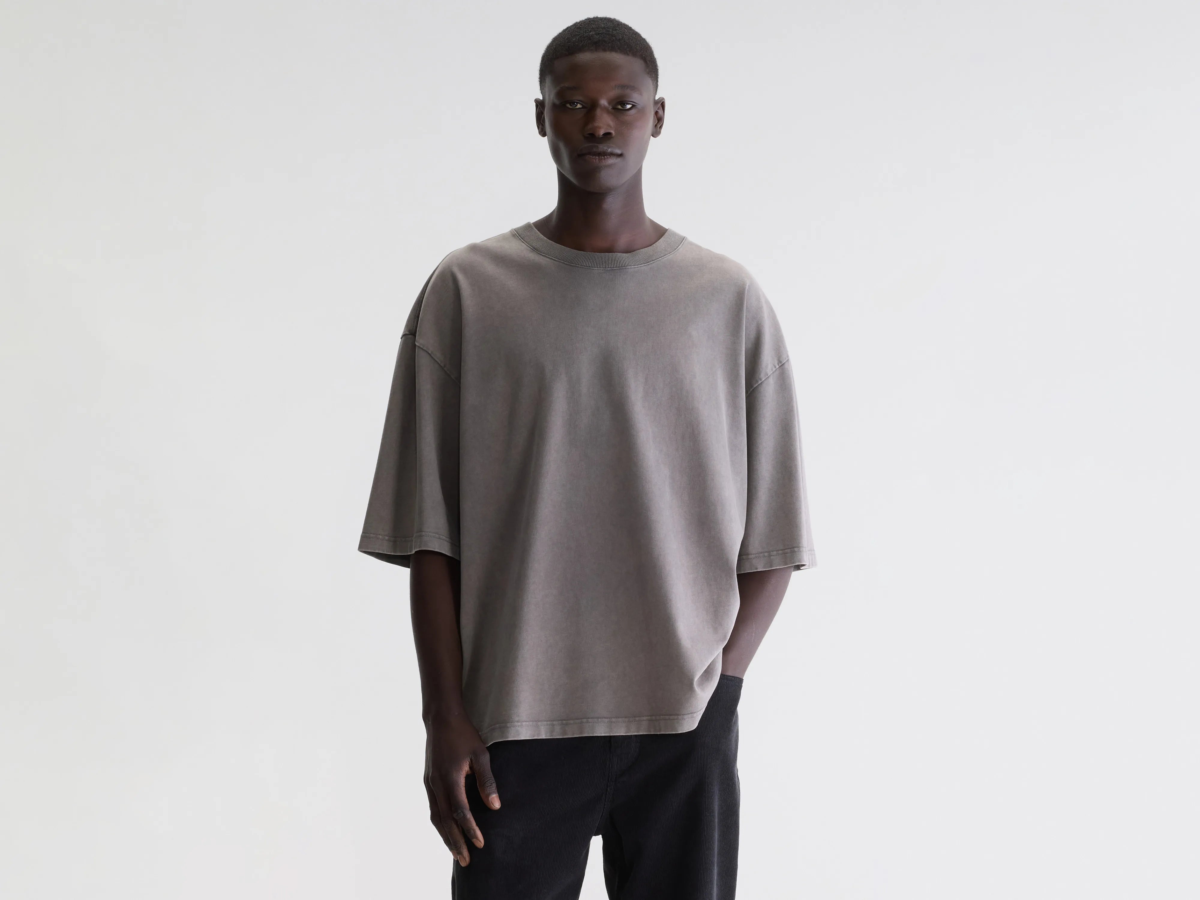 Feta short-sleeve t-shirt (262 / M / OXYD GREY)