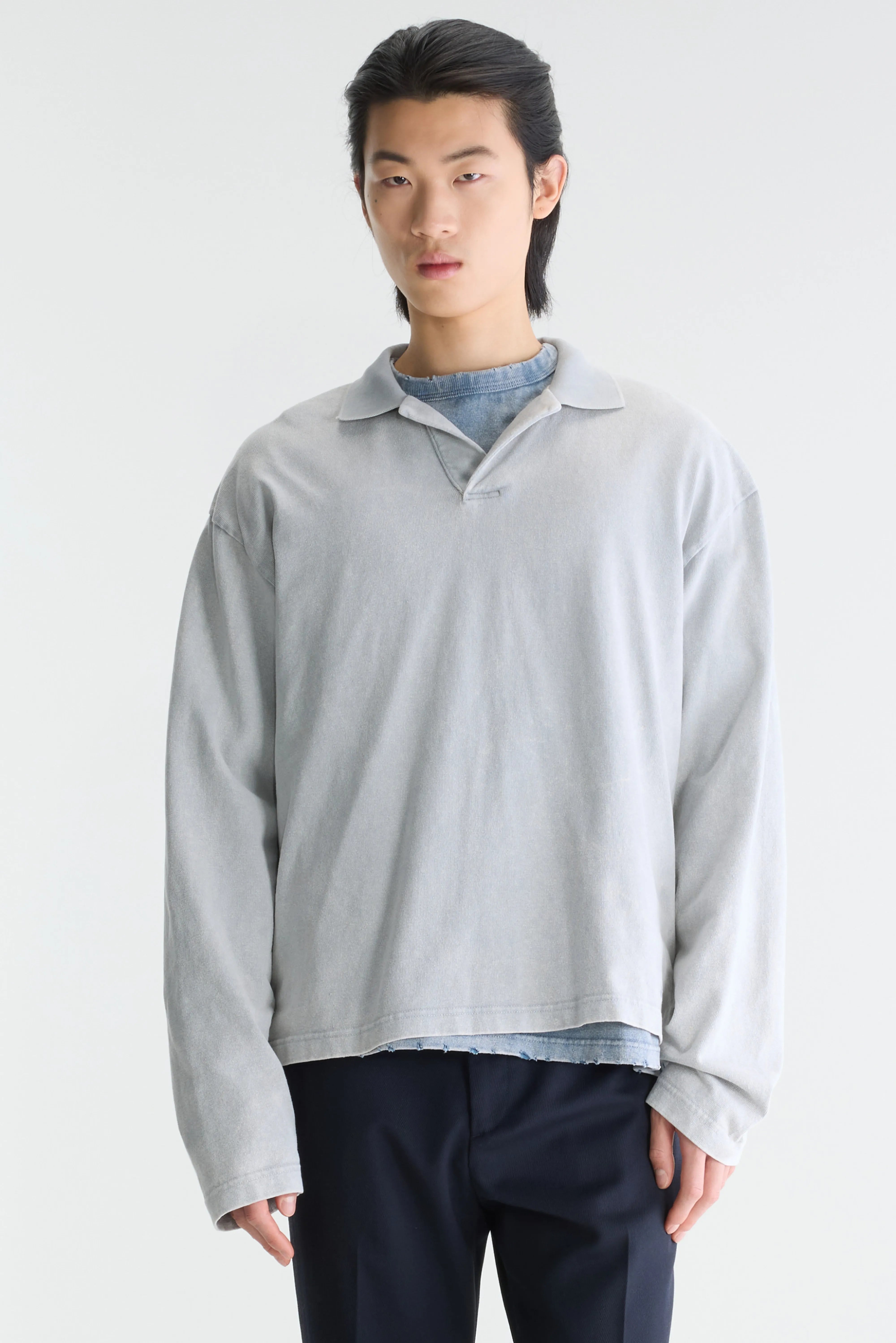 Vlugies relaxed polo (262 / M / CONCRETE)