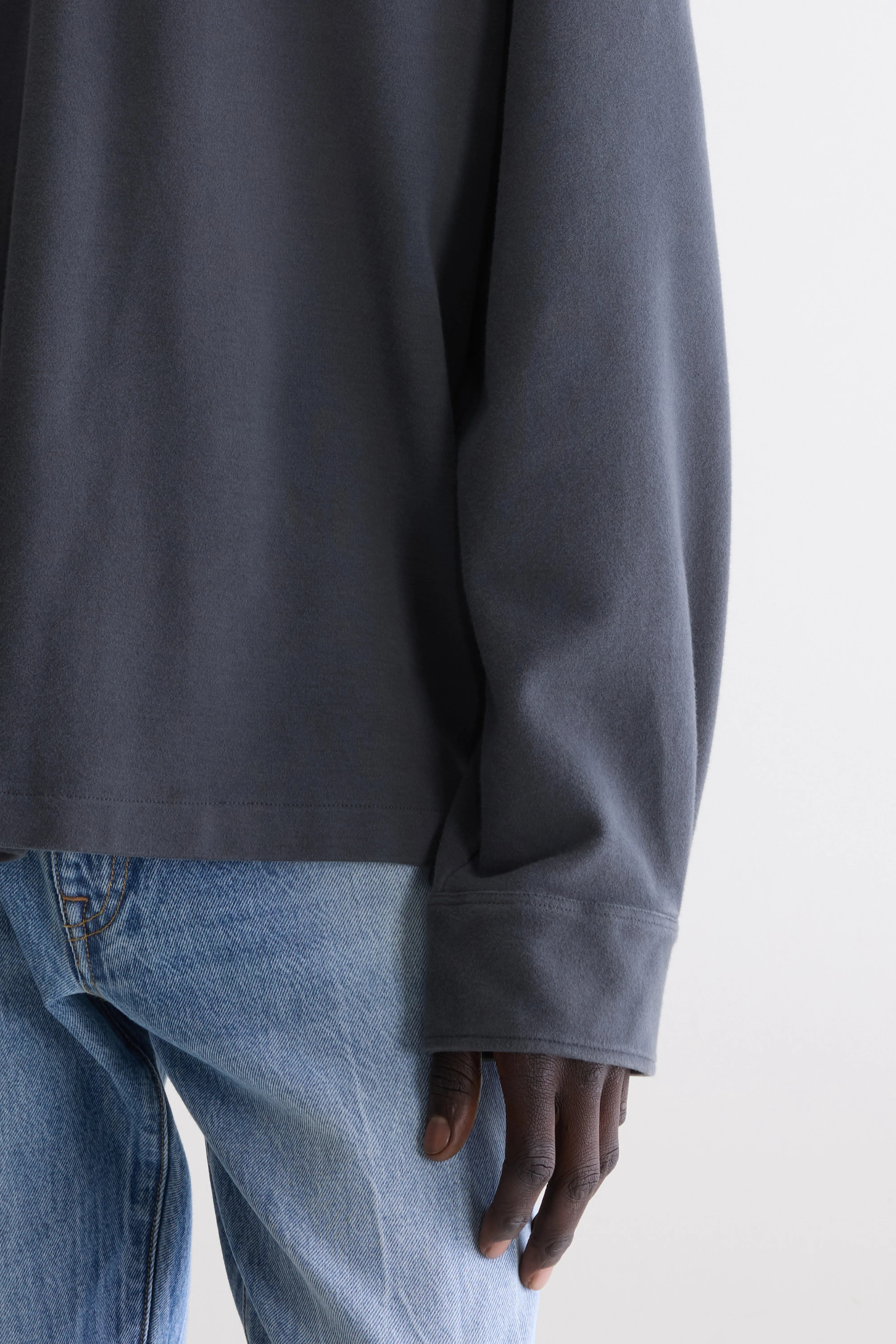 Motoko relaxed polo (262 / M / BLACK SAND)