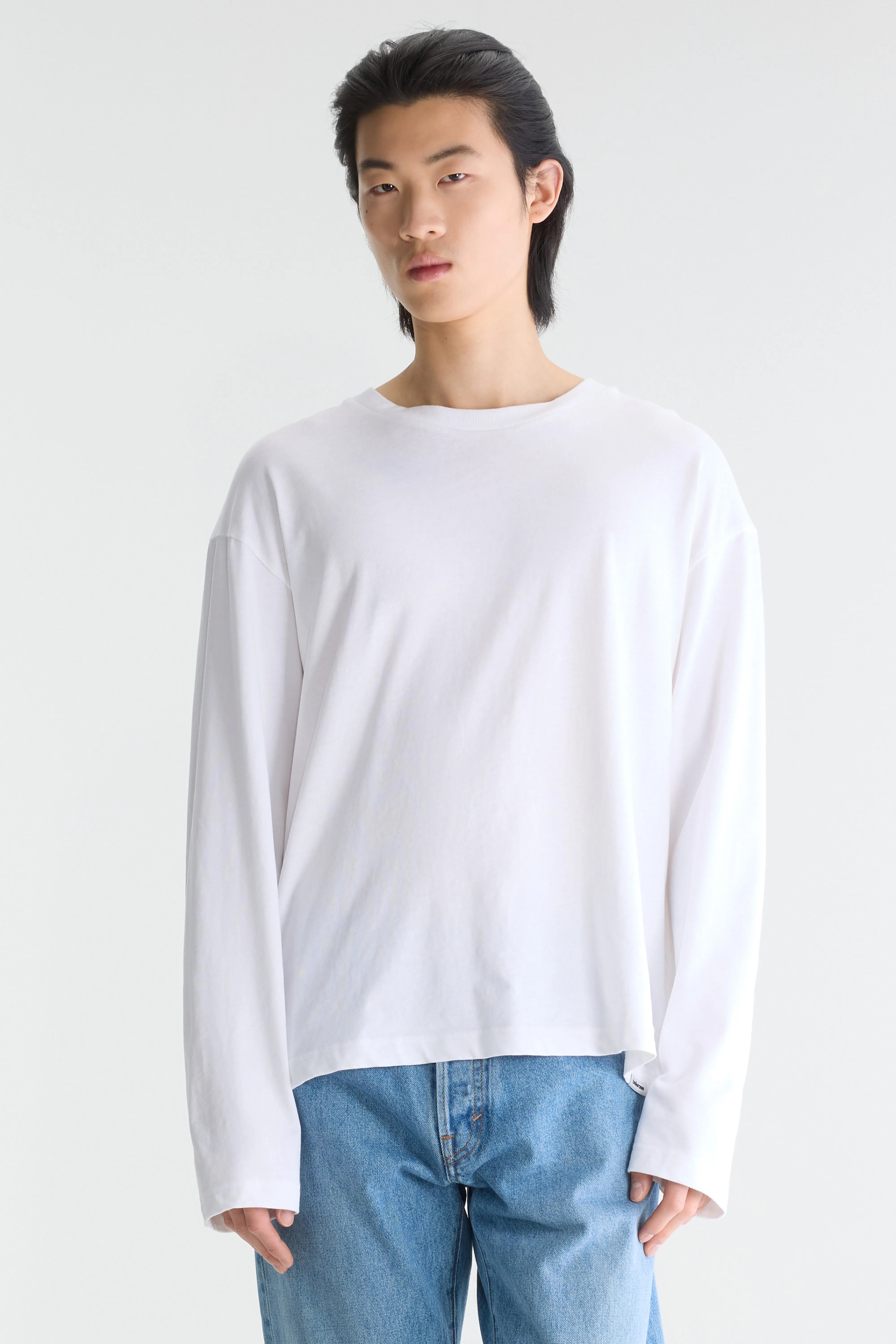 Vlugi long-sleeve t-shirt (262 / M / WHITE)