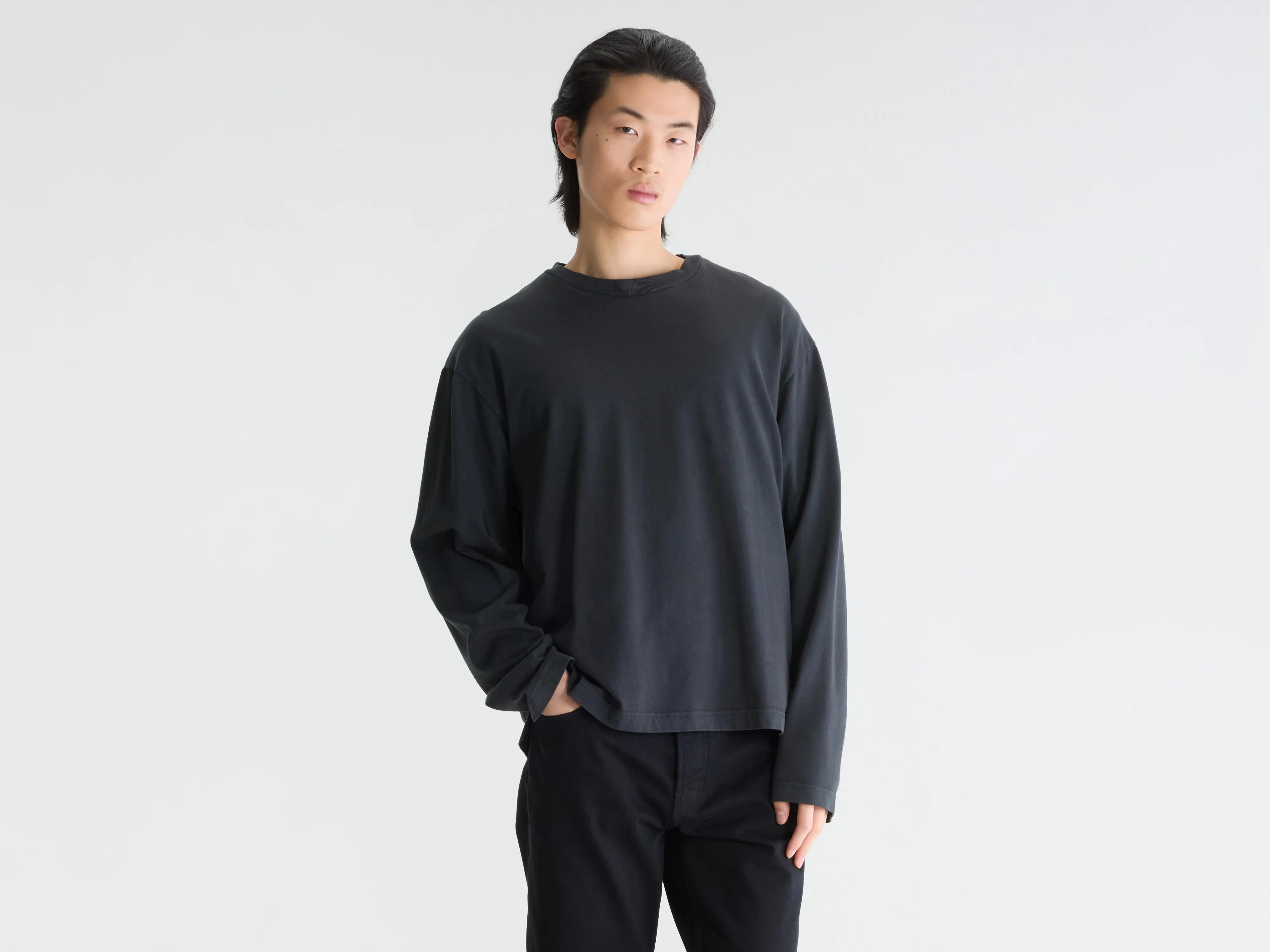 Vlugi long-sleeve t-shirt (262 / M / PIRATE)