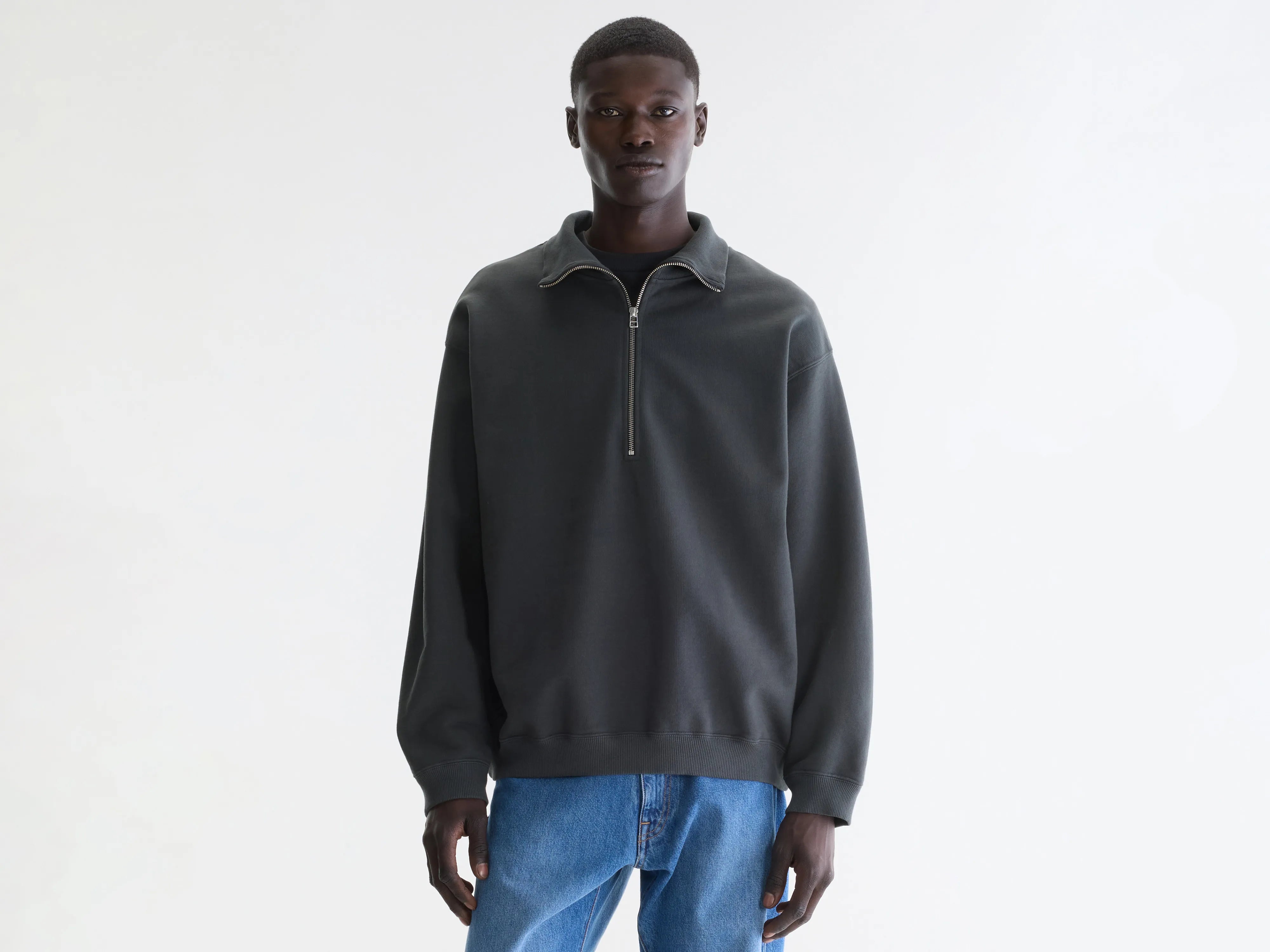 Fabro half-zipped sweatshirt (262 / M / PIRATE)