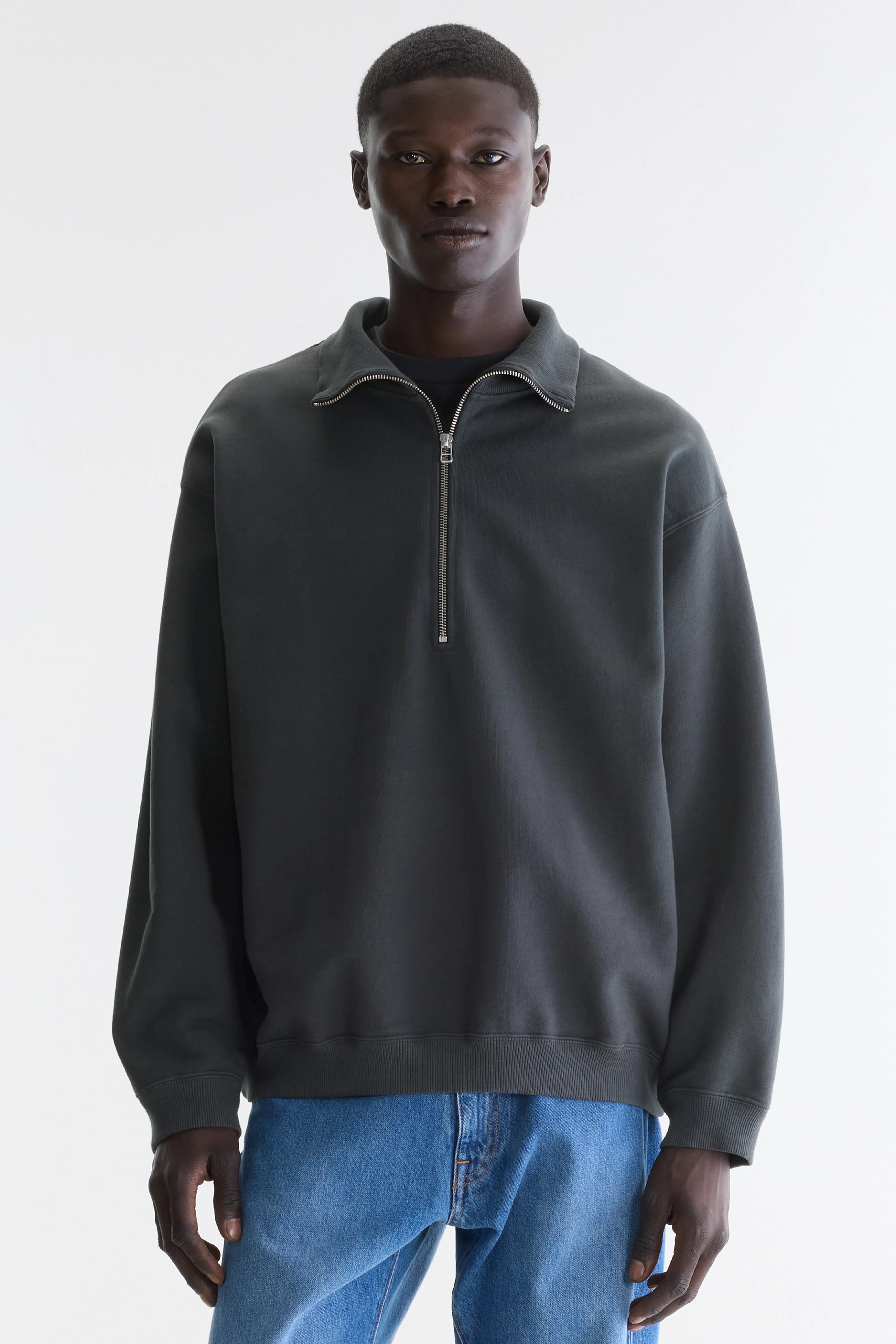 Fabro half-zipped sweatshirt (262 / M / PIRATE)