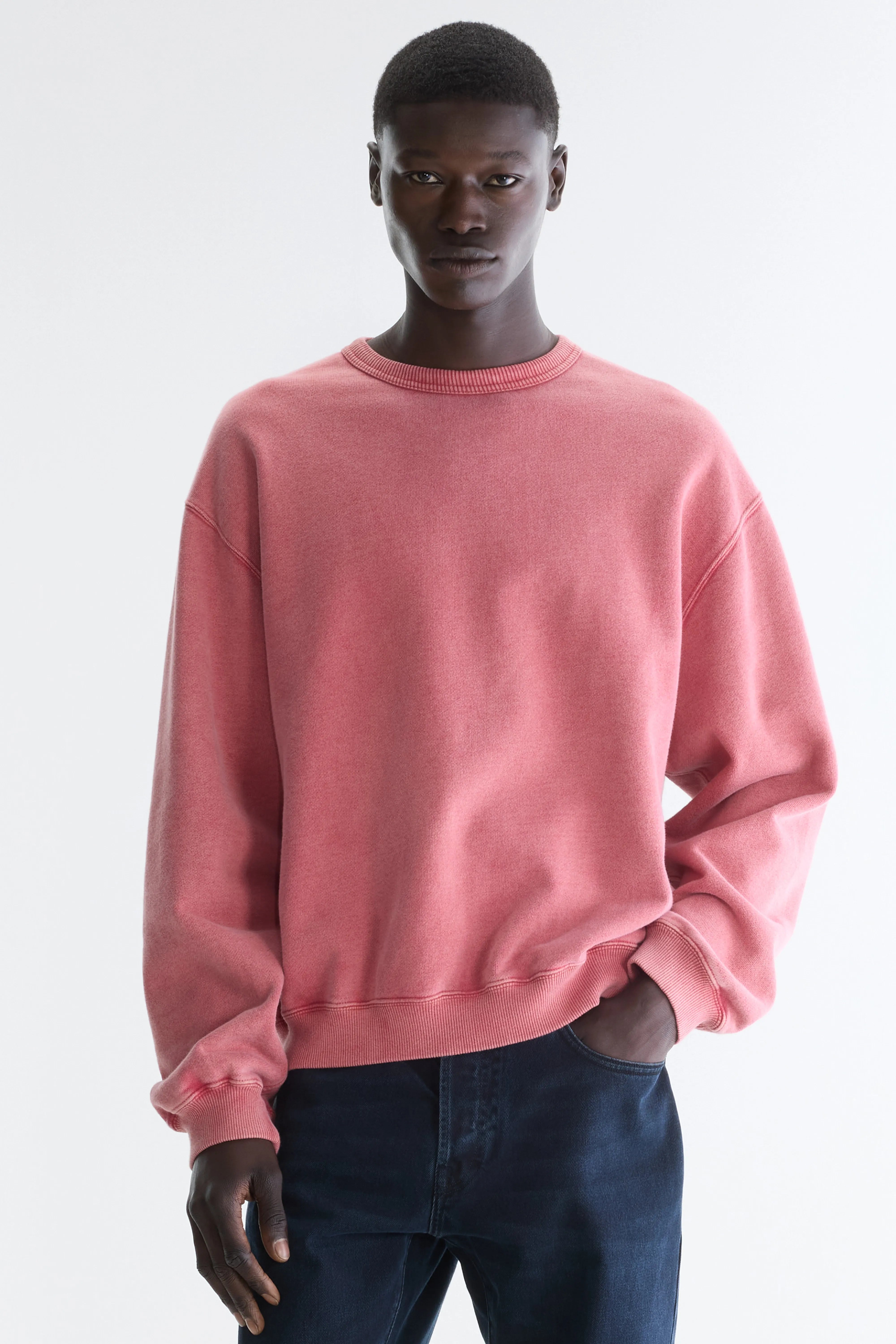 Fappen crewneck sweatshirt (262 / M / CRANBERRY)