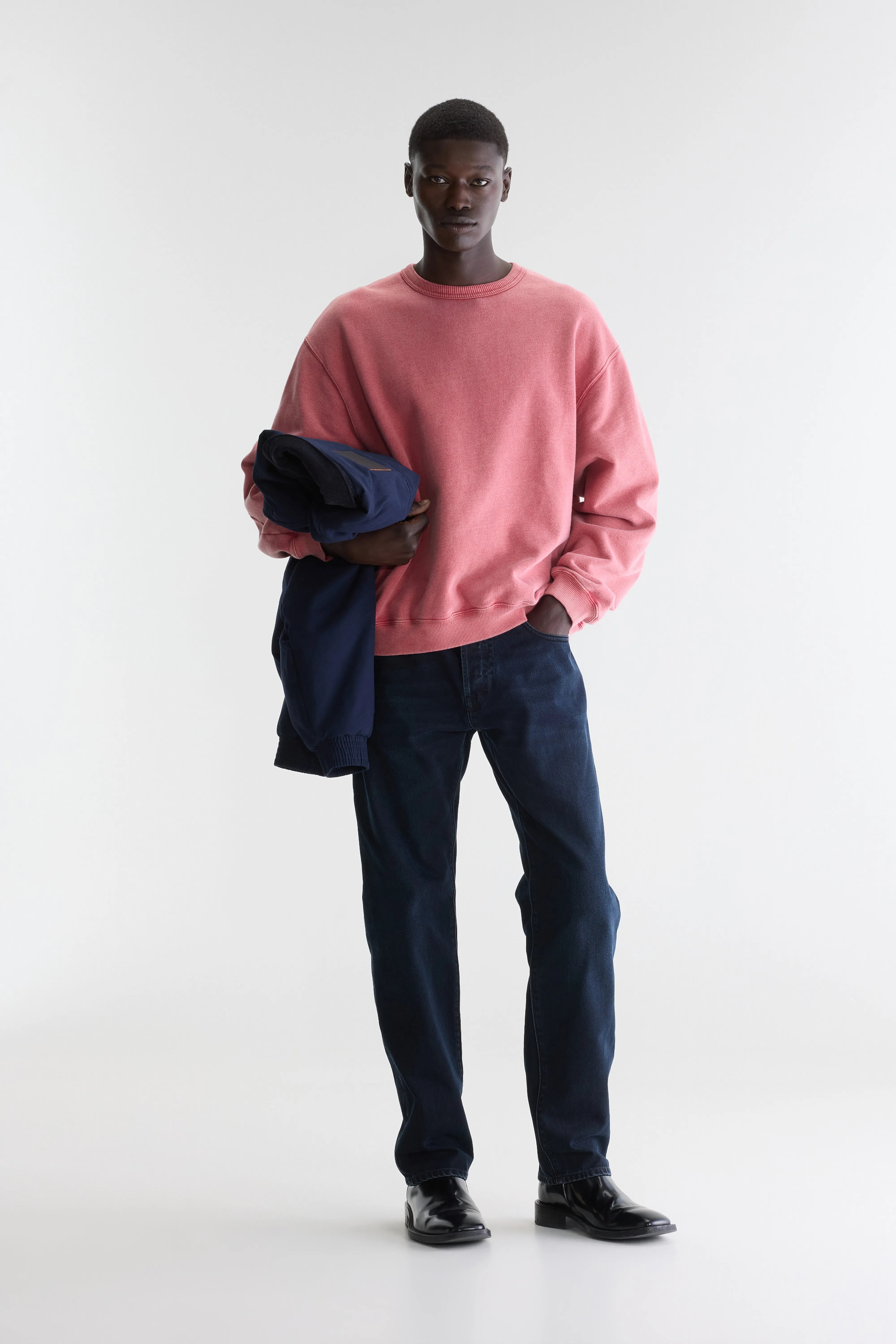 Fappen crewneck sweatshirt (262 / M / CRANBERRY)