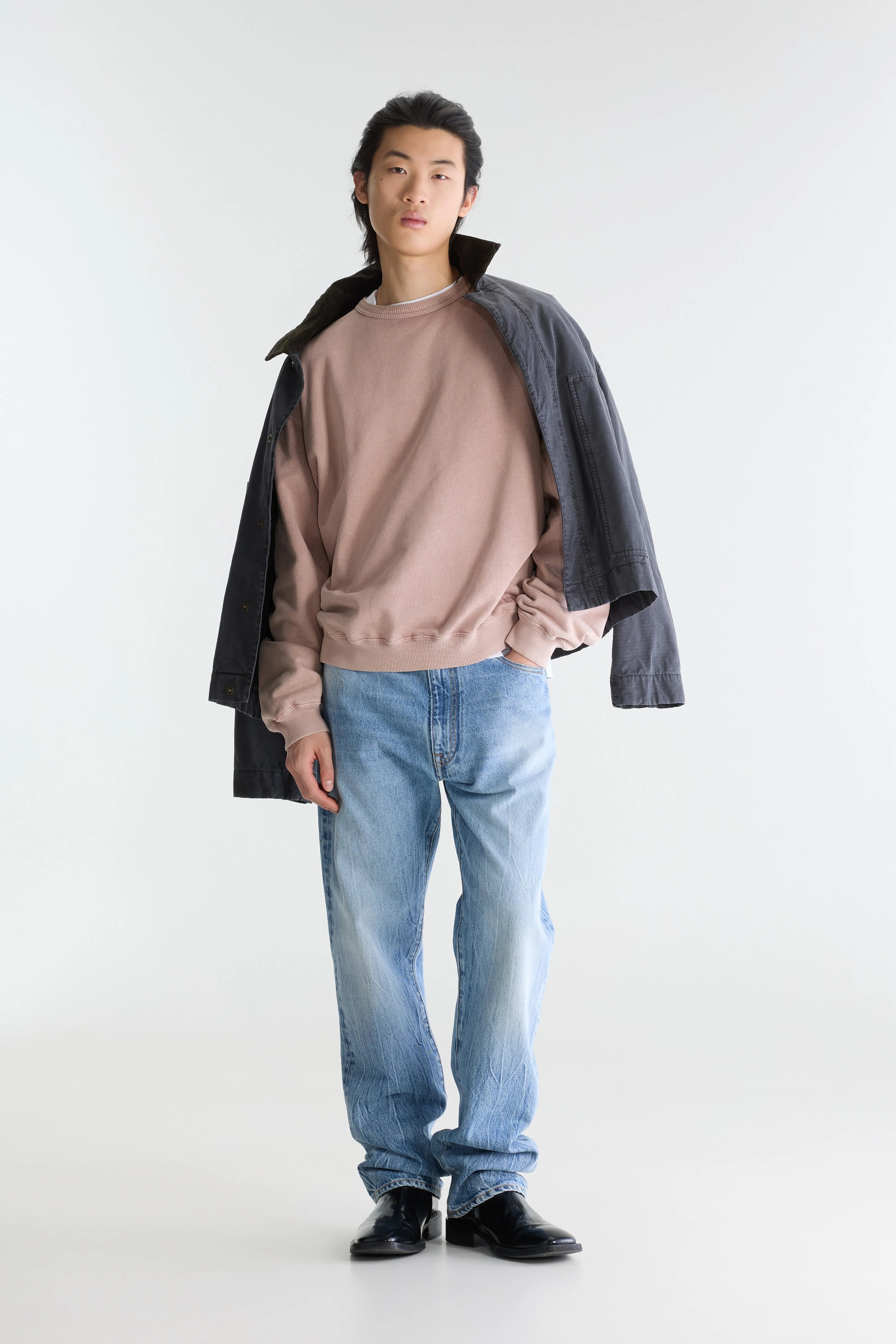 Fappen crewneck sweatshirt (262 / M / WALNUT)