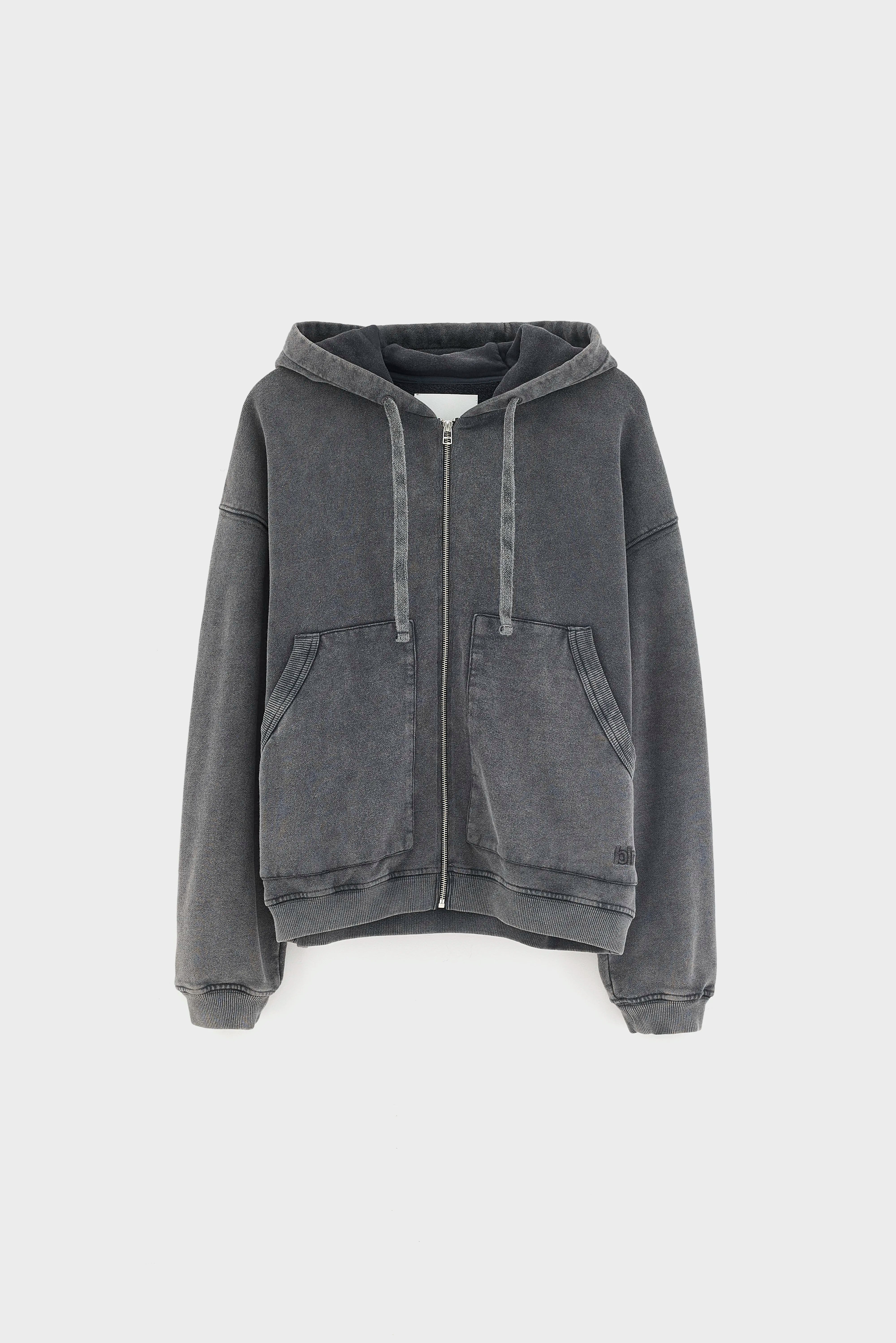 Falkon zip-up hoodie (262 / M / BLACK)