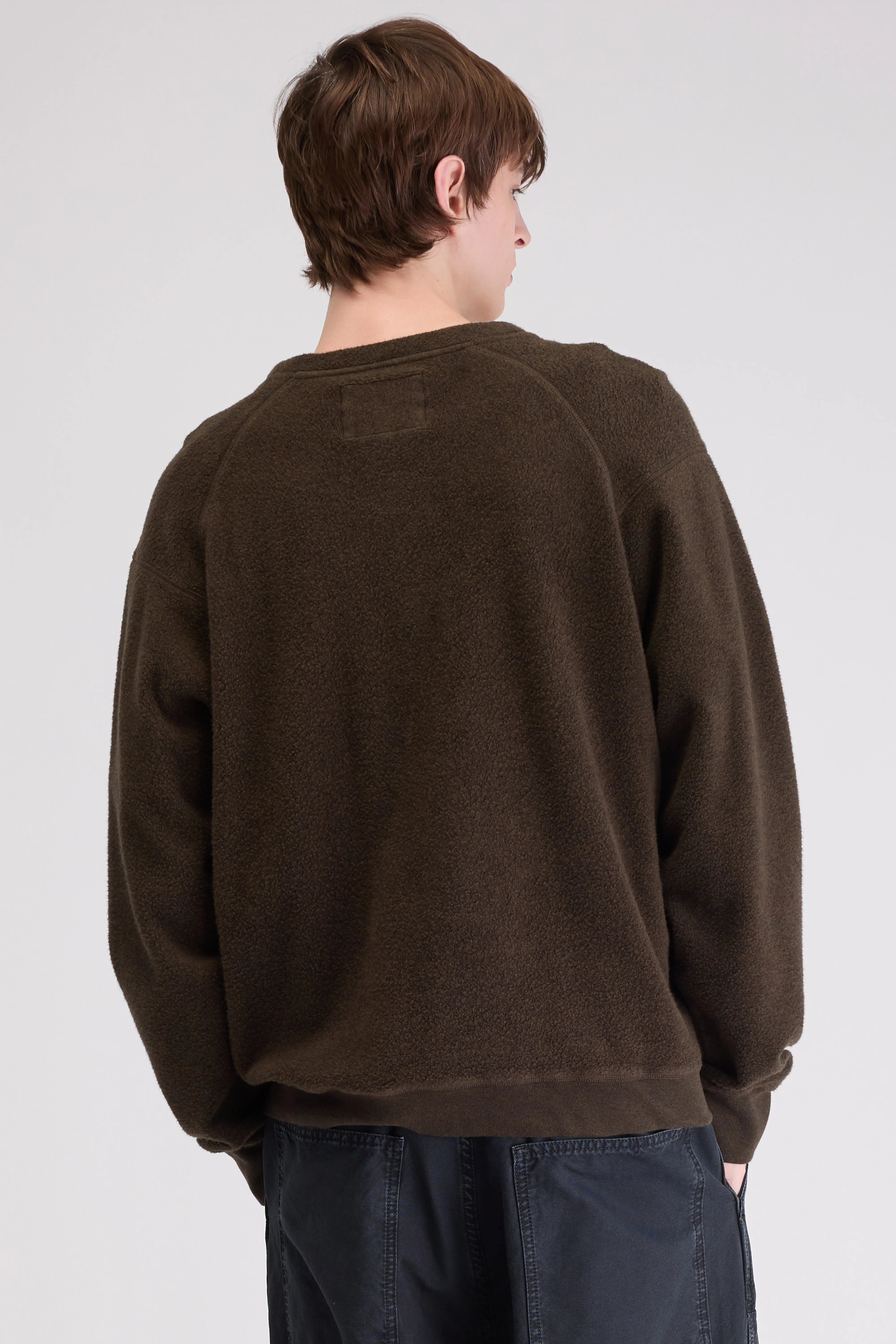 Sweatshirt col rond Matt (262 / M / DARK BROWN)