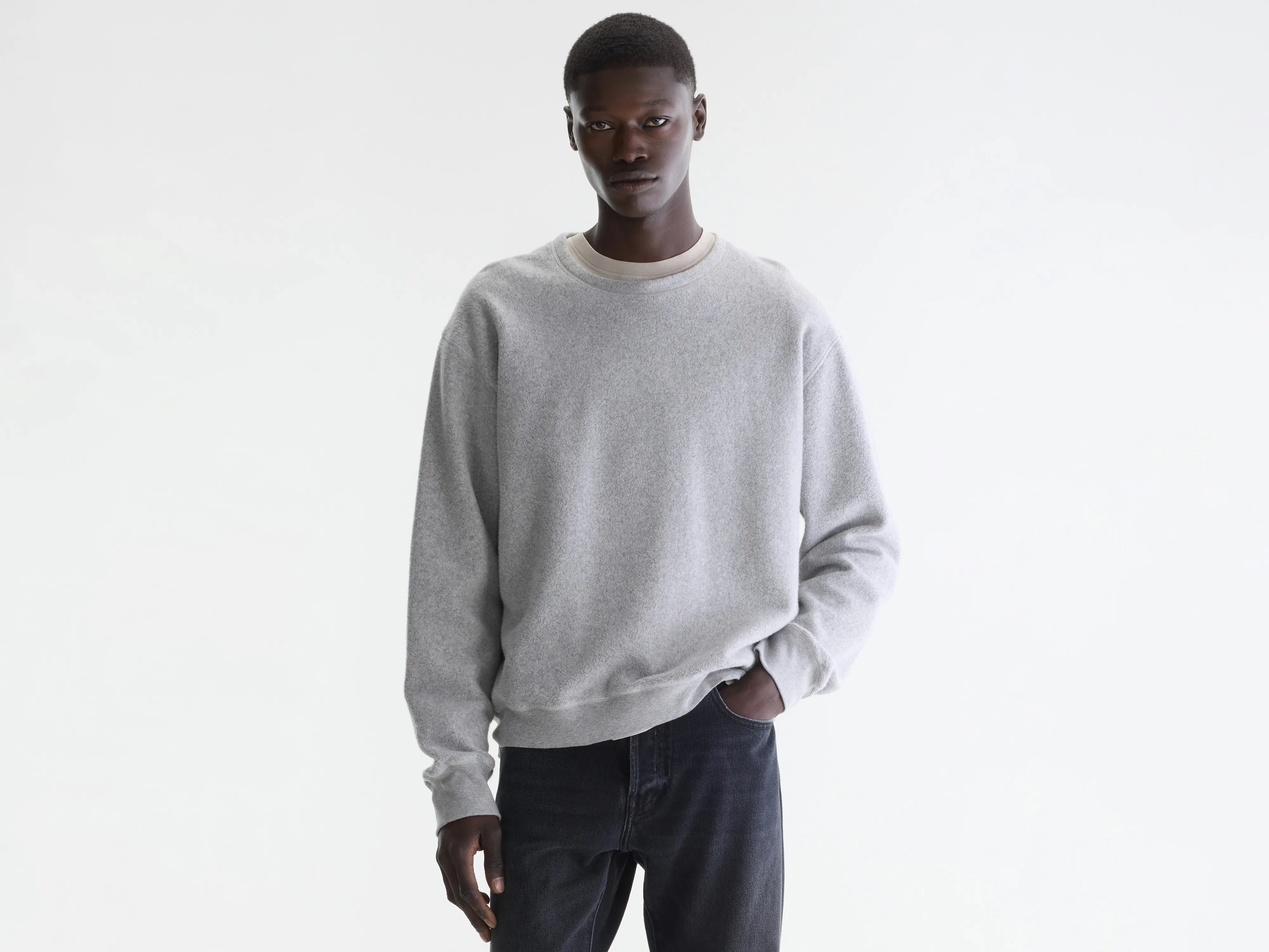 Matt crewneck sweatshirt (262 / M / GREY MELANGE)