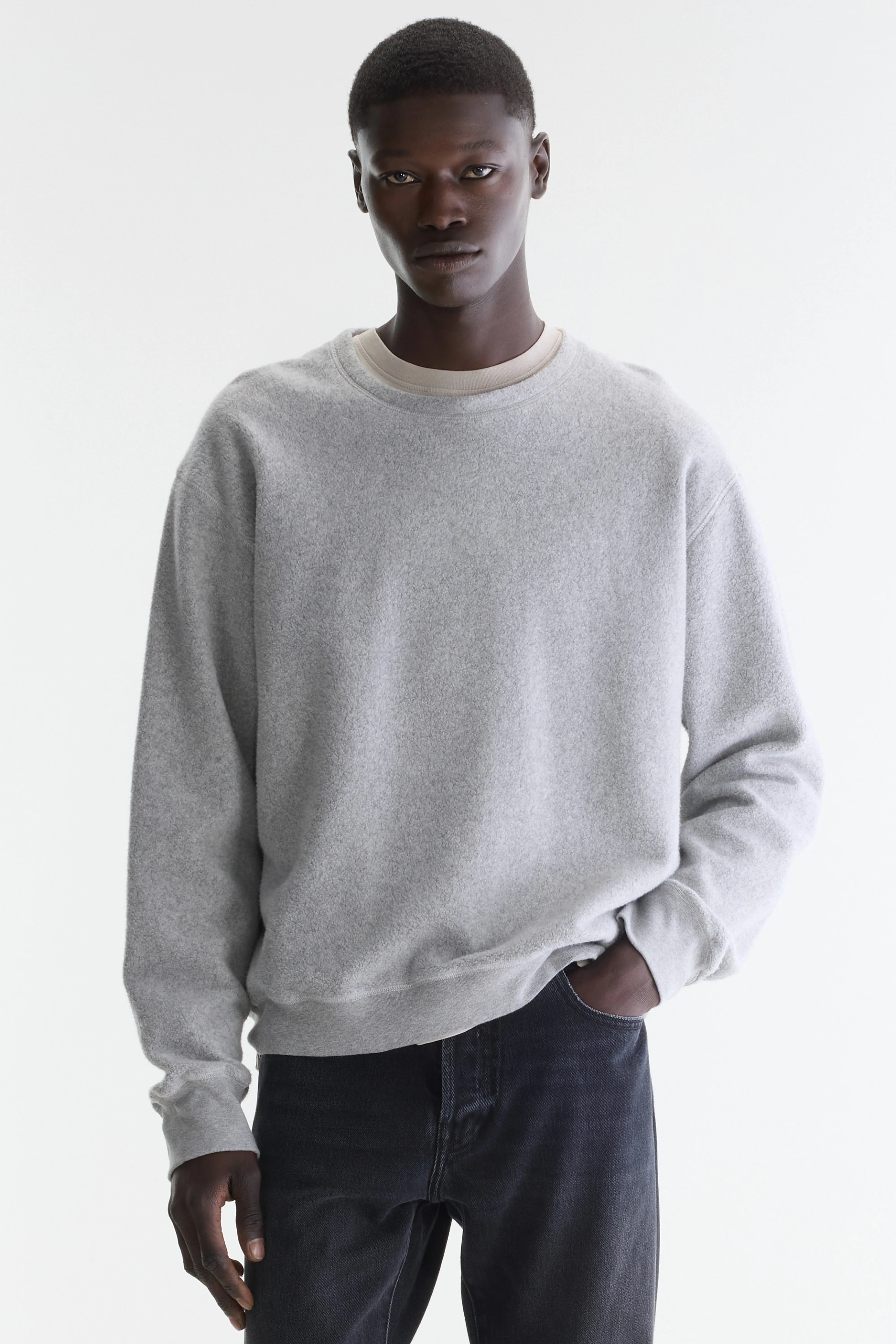 Matt crewneck sweatshirt (262 / M / GREY MELANGE)