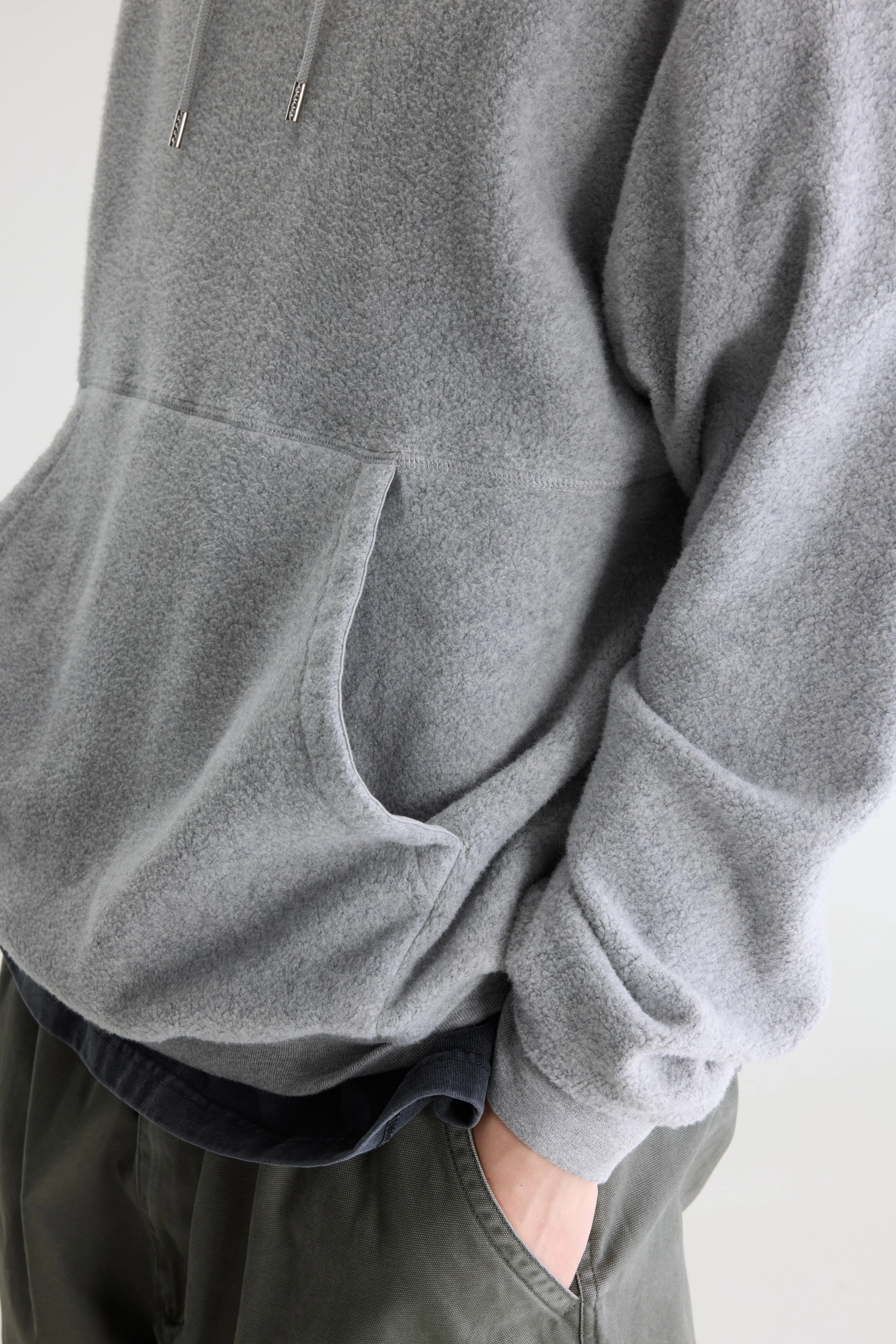 Mattis relaxed hoodie (262 / M / GREY MELANGE)