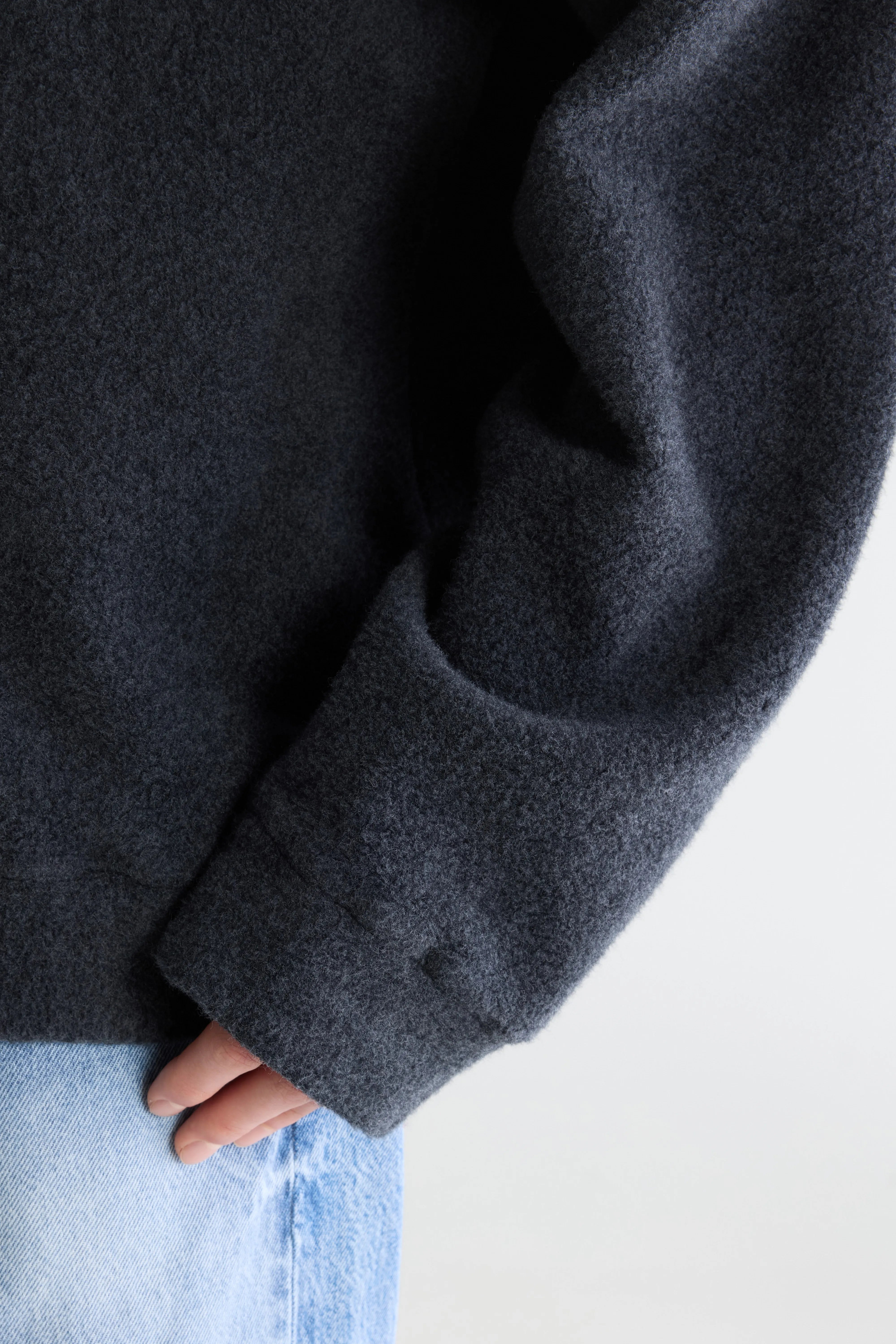 Maber zipped-collar sweatshirt (262 / M / ANTHRACITE)