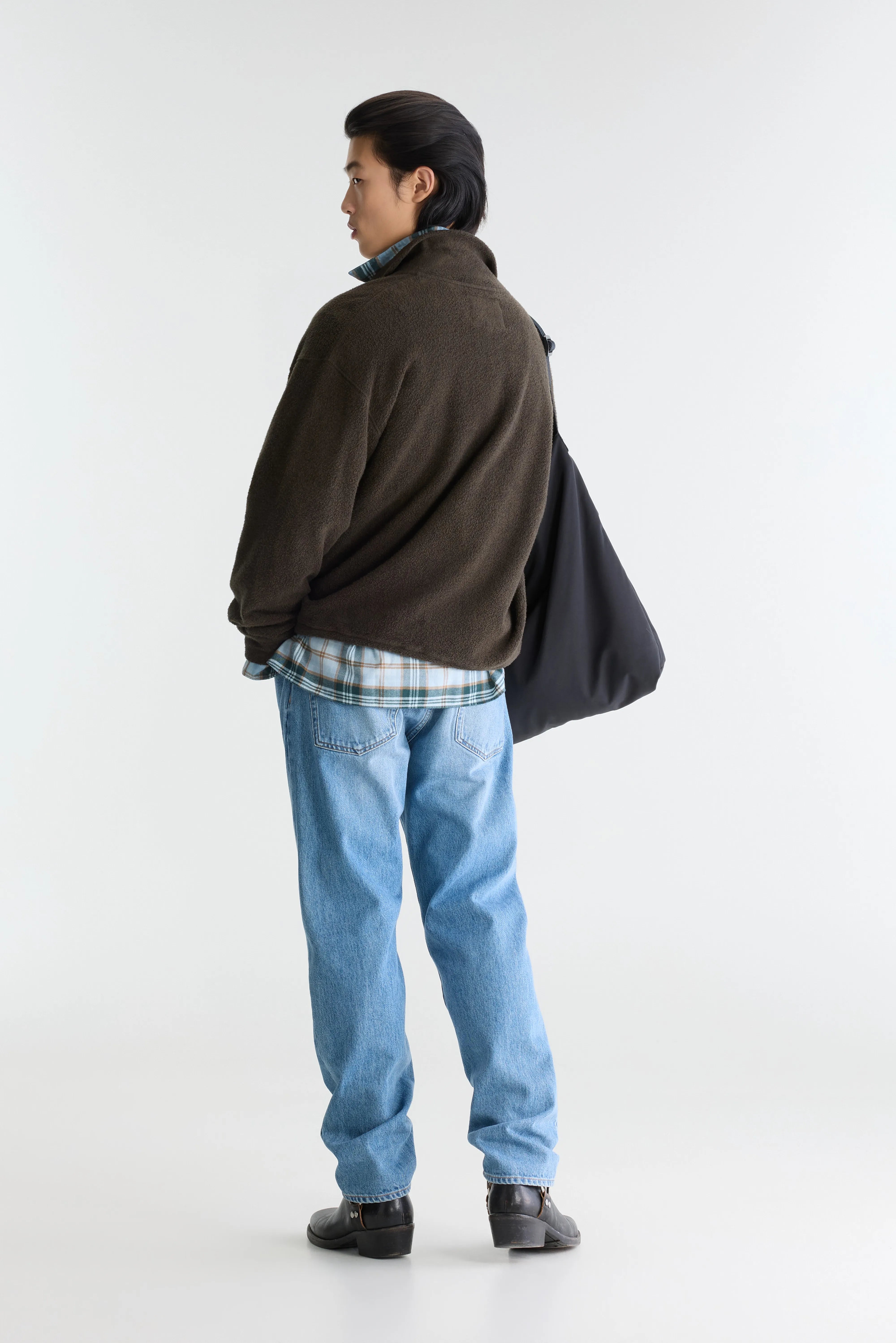 Maber zipped-collar sweatshirt (262 / M / DARK BROWN)
