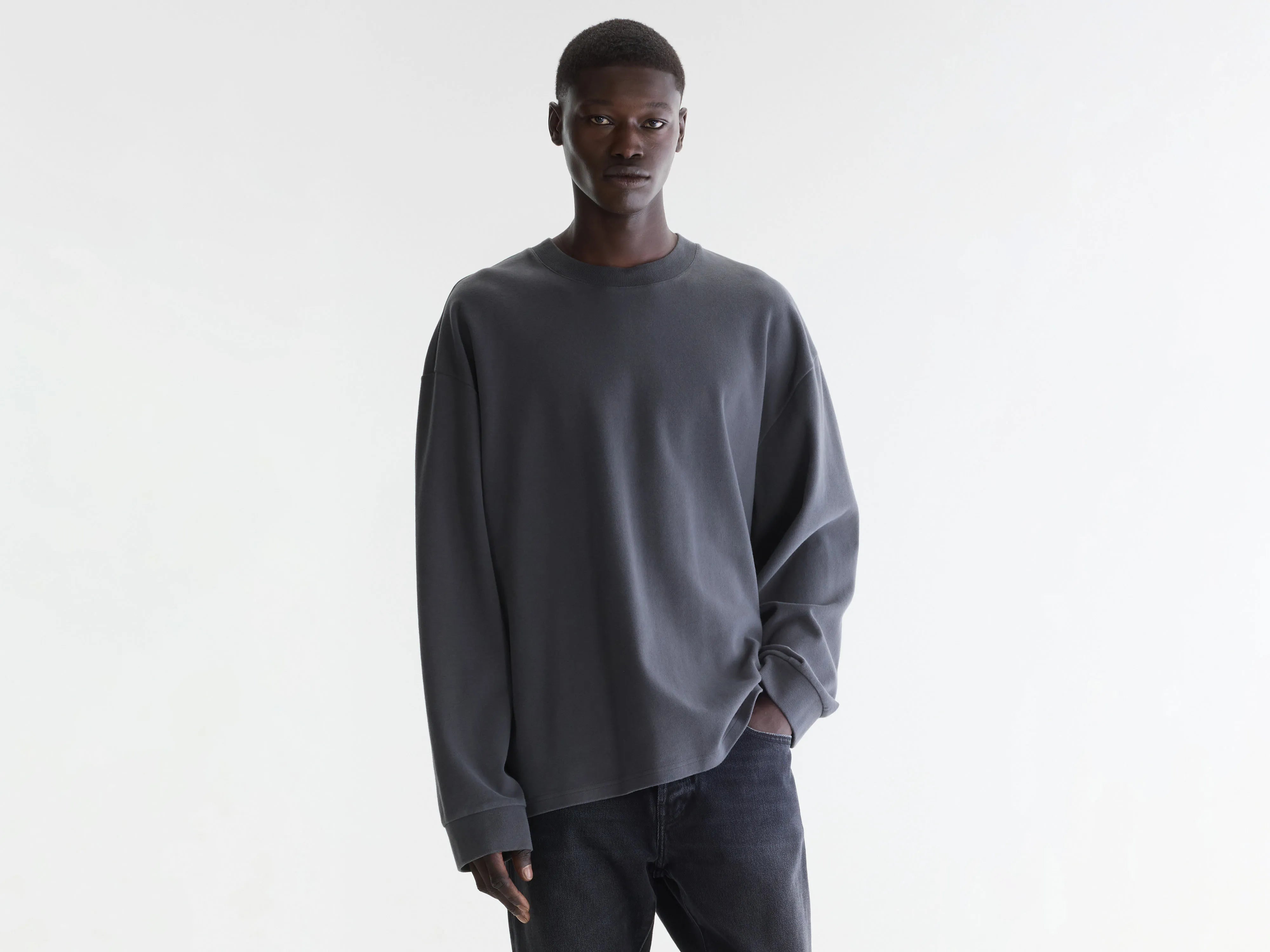 Metodo long-sleeve t-shirt (262 / M / BLACK SAND)