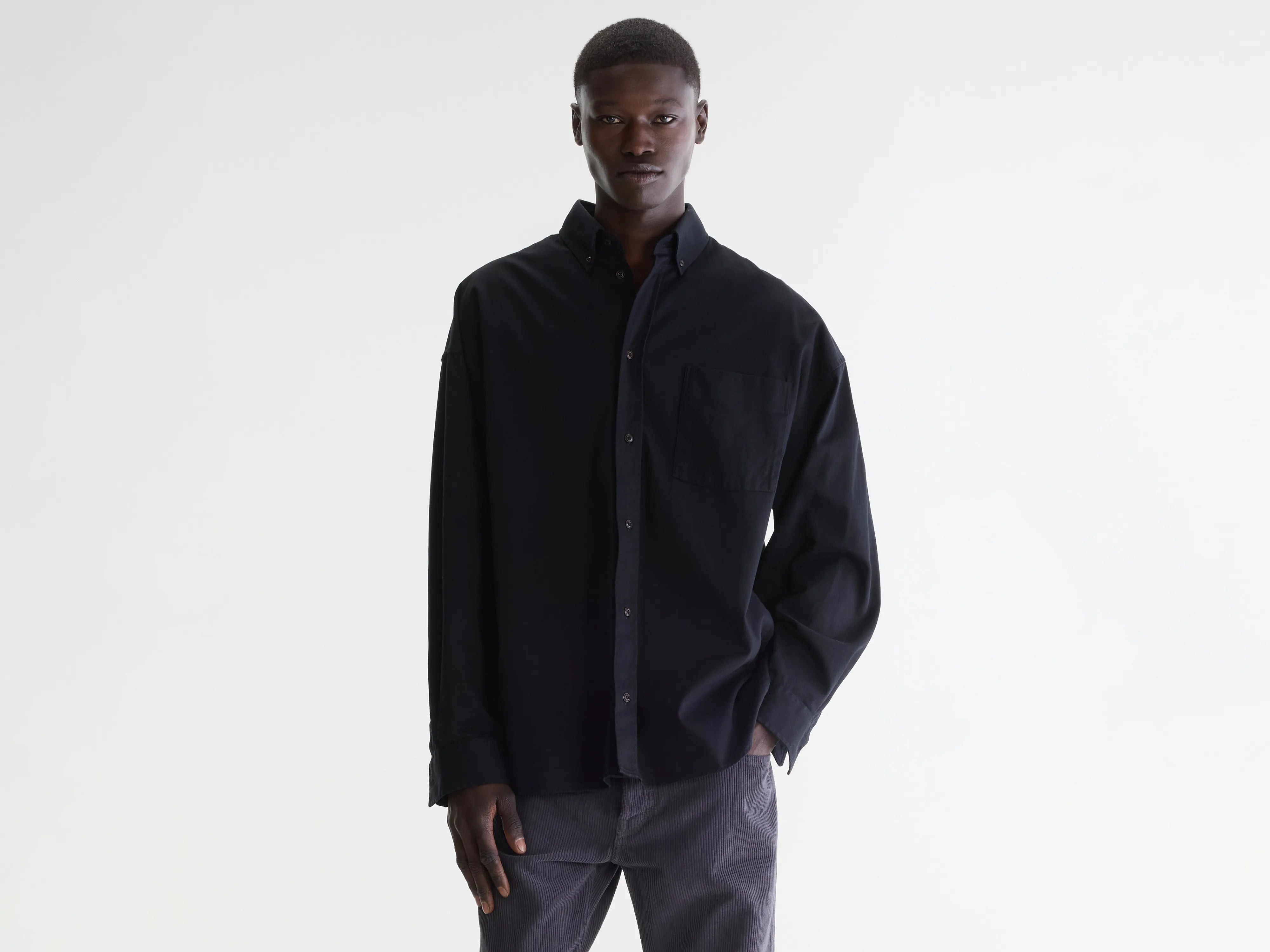 Chemise à manches longues Ficas (262 / M / BLACK)