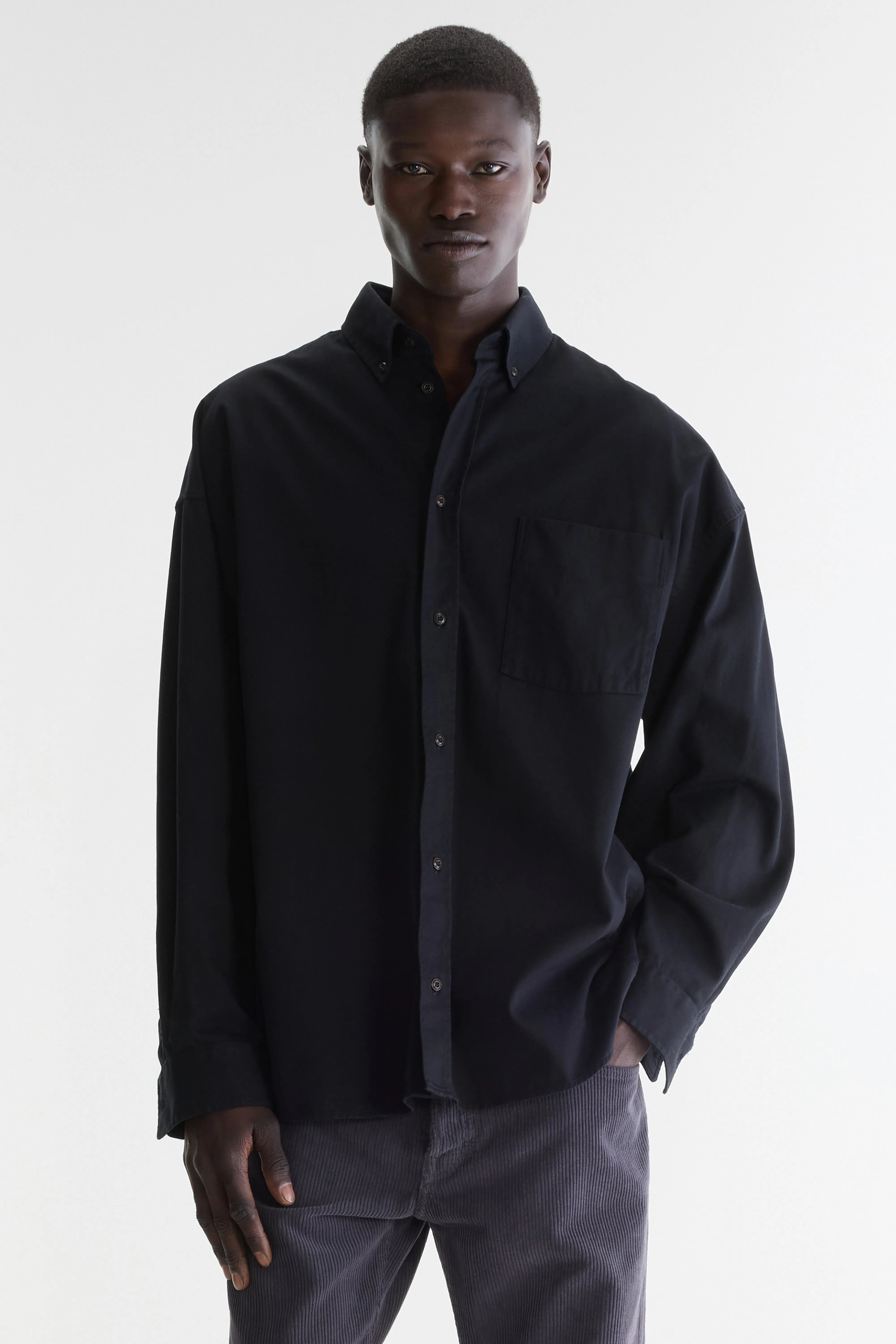 Chemise à manches longues Ficas (262 / M / BLACK)