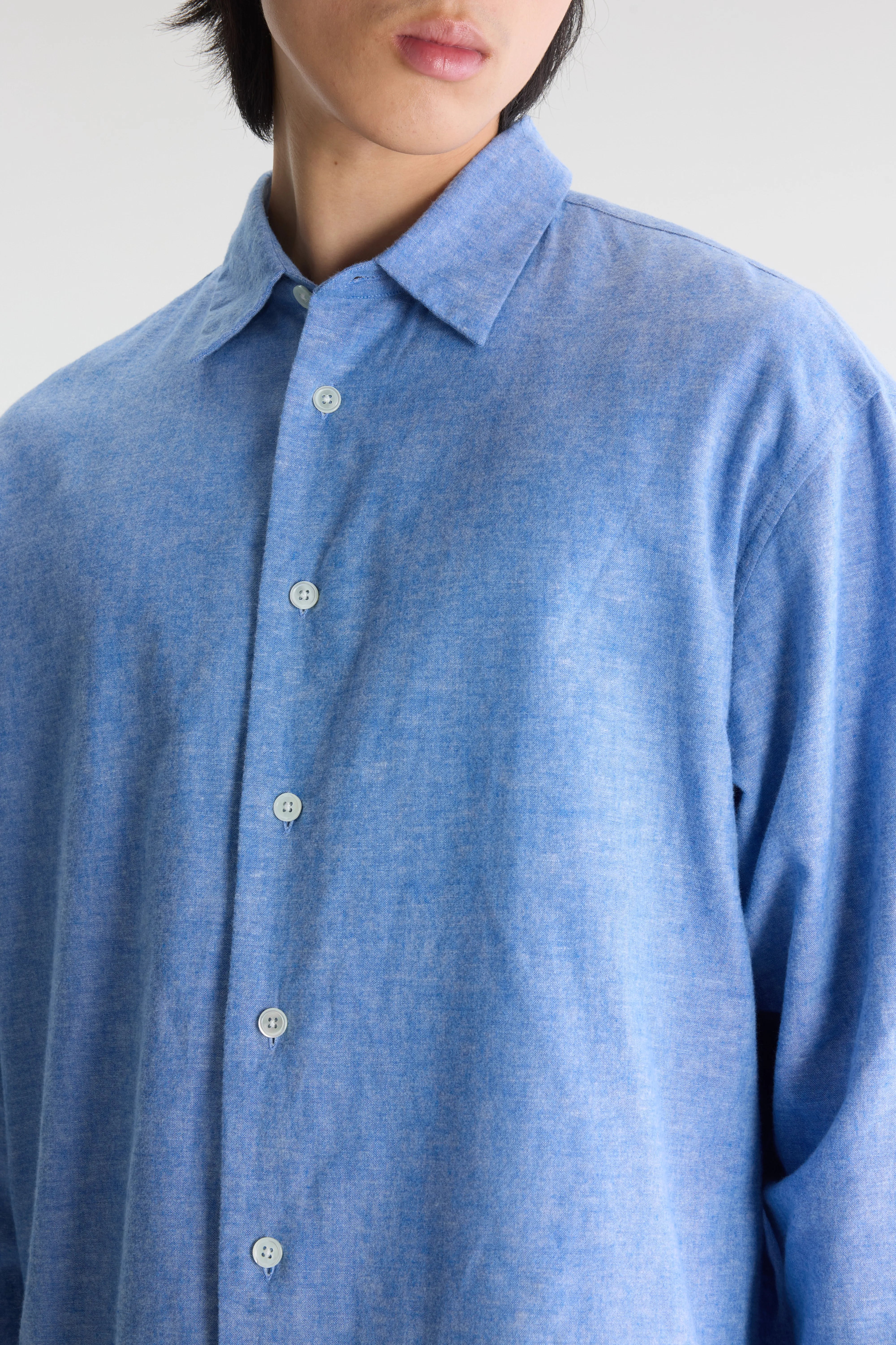 Flip relaxed shirt (262 / M / BLUE)