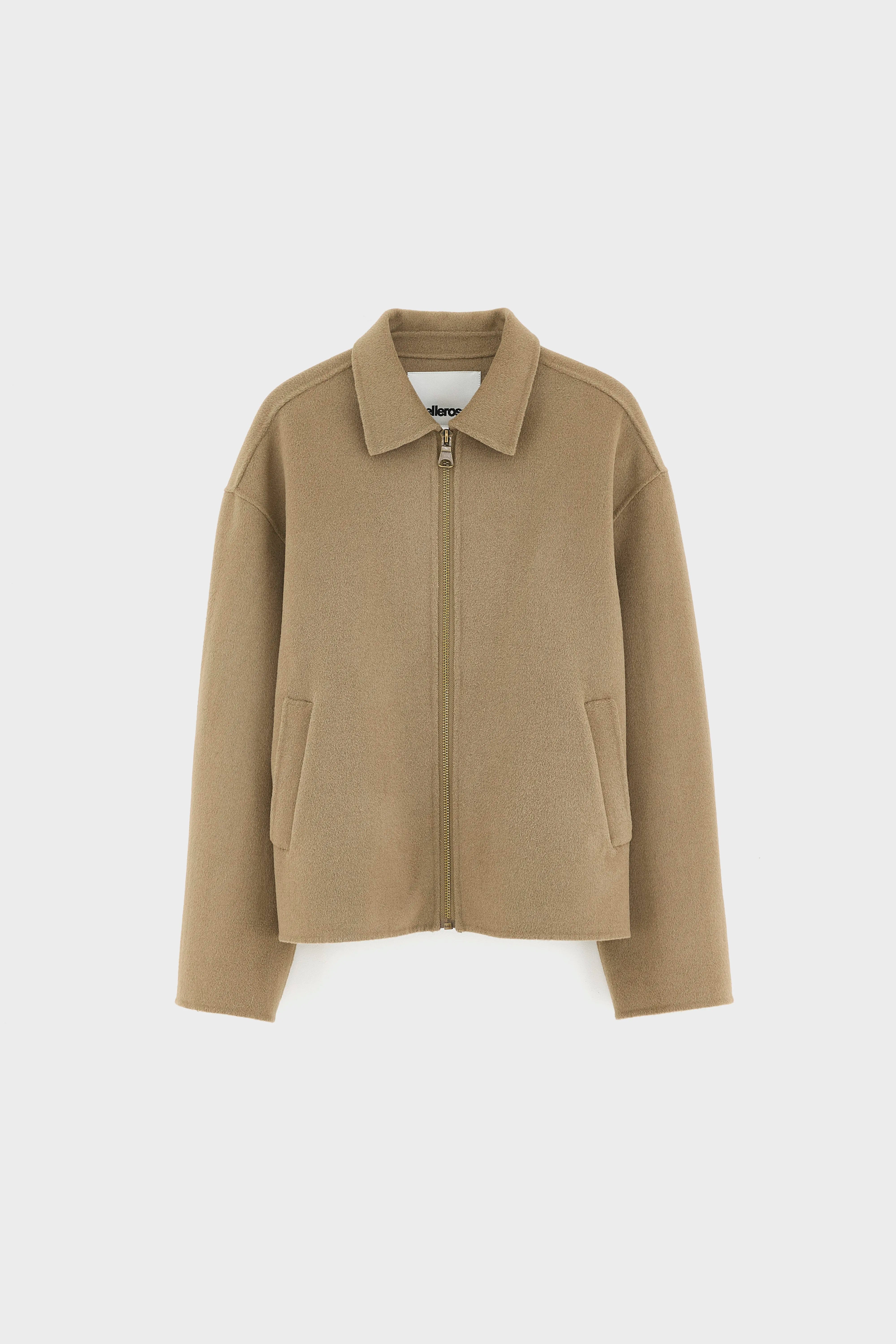 Jeezip relaxed jacket (262 / M / DUSTY OLIVE)