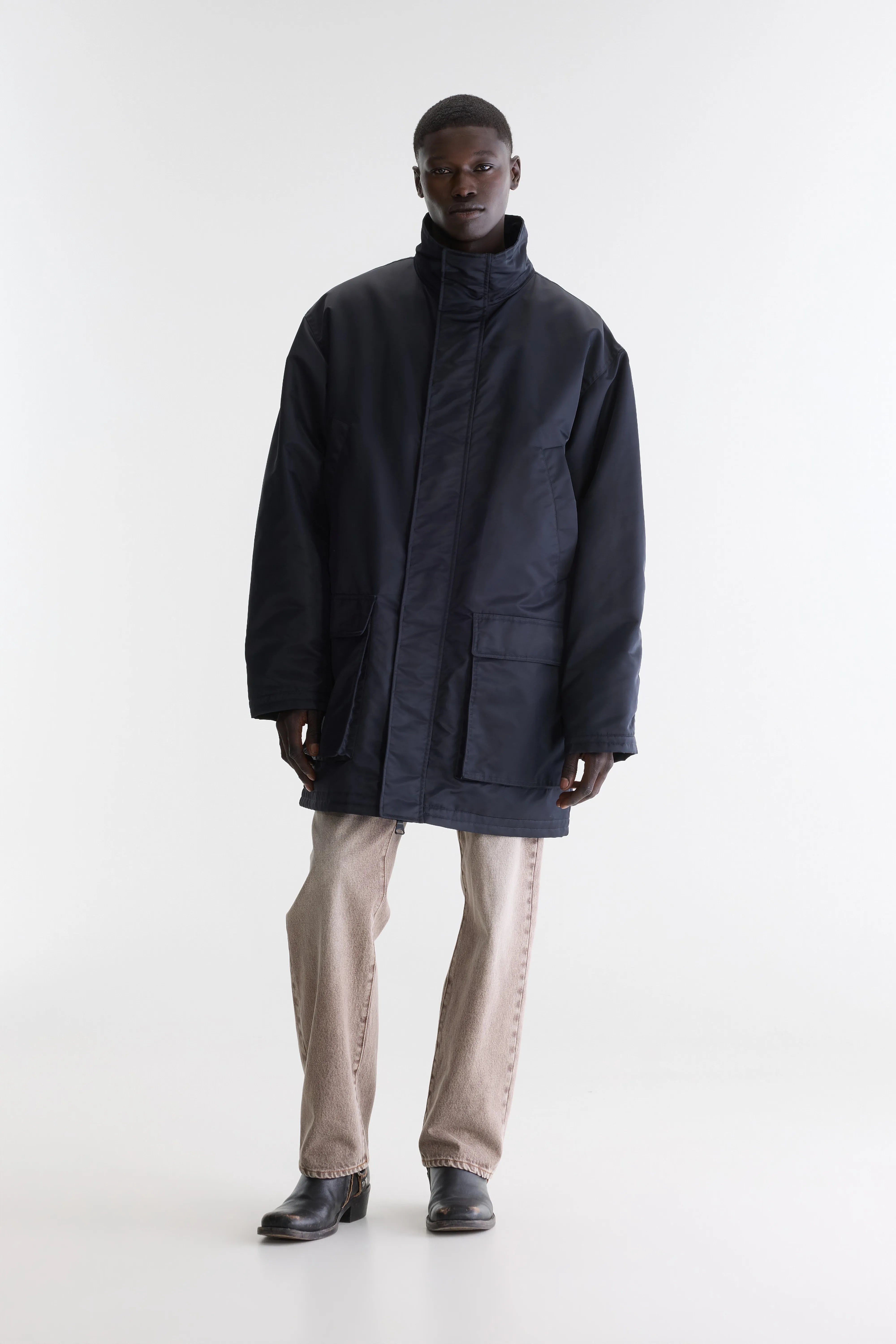 Healer relaxed coat (262 / M / DARK NAVY)