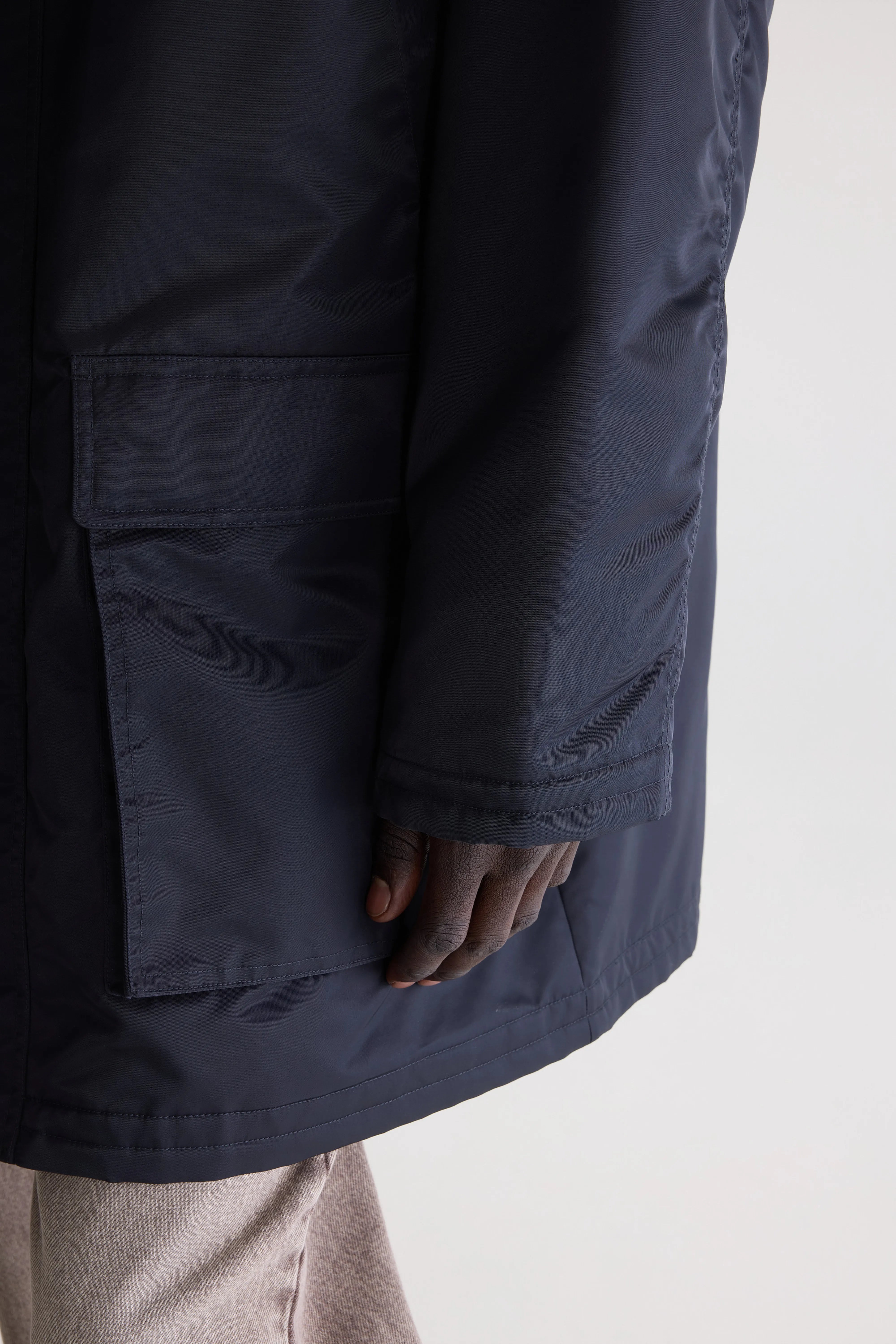 Healer relaxed coat (262 / M / DARK NAVY)