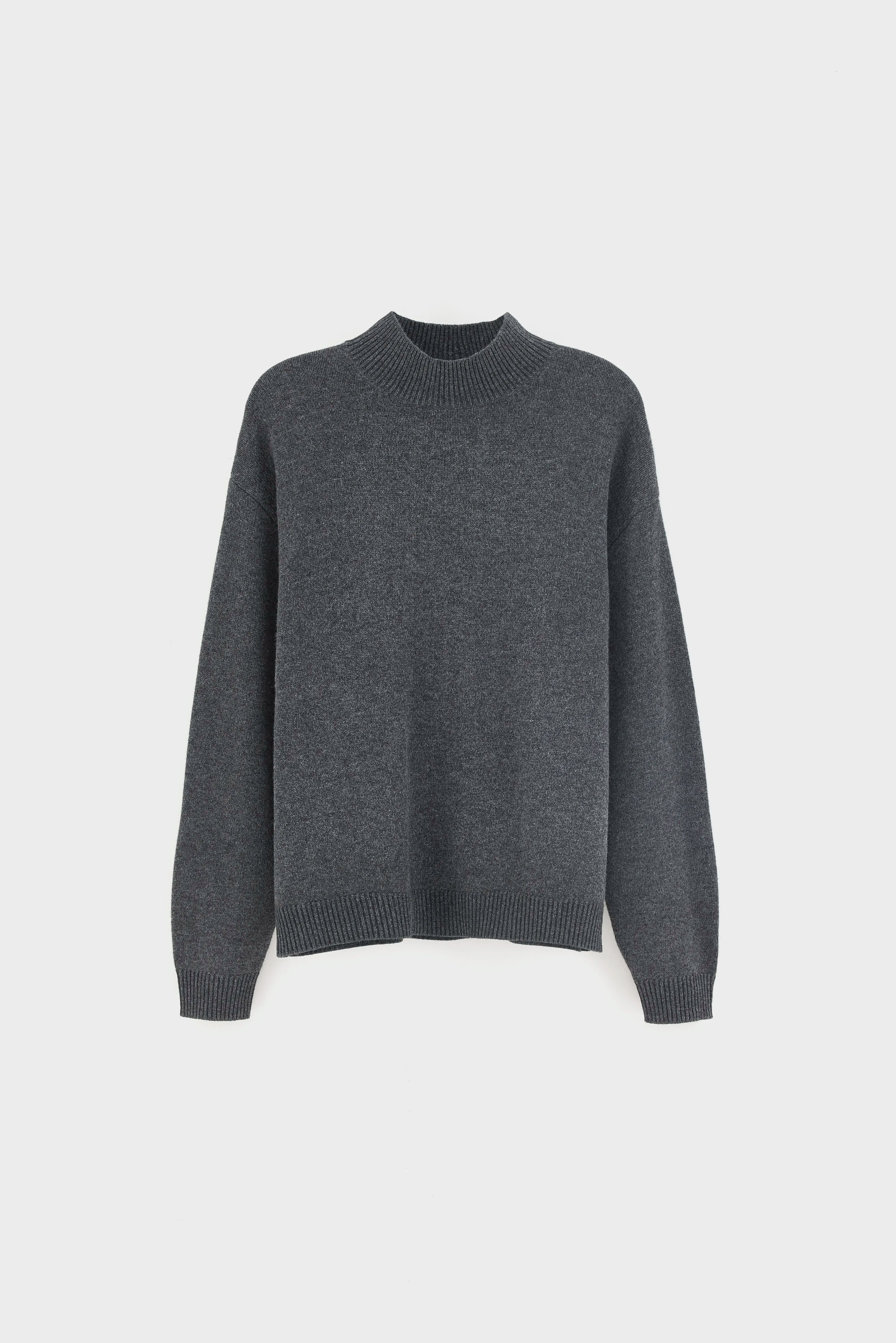 Gaky mock-neck sweater (262 / M / ANTHRACITE)