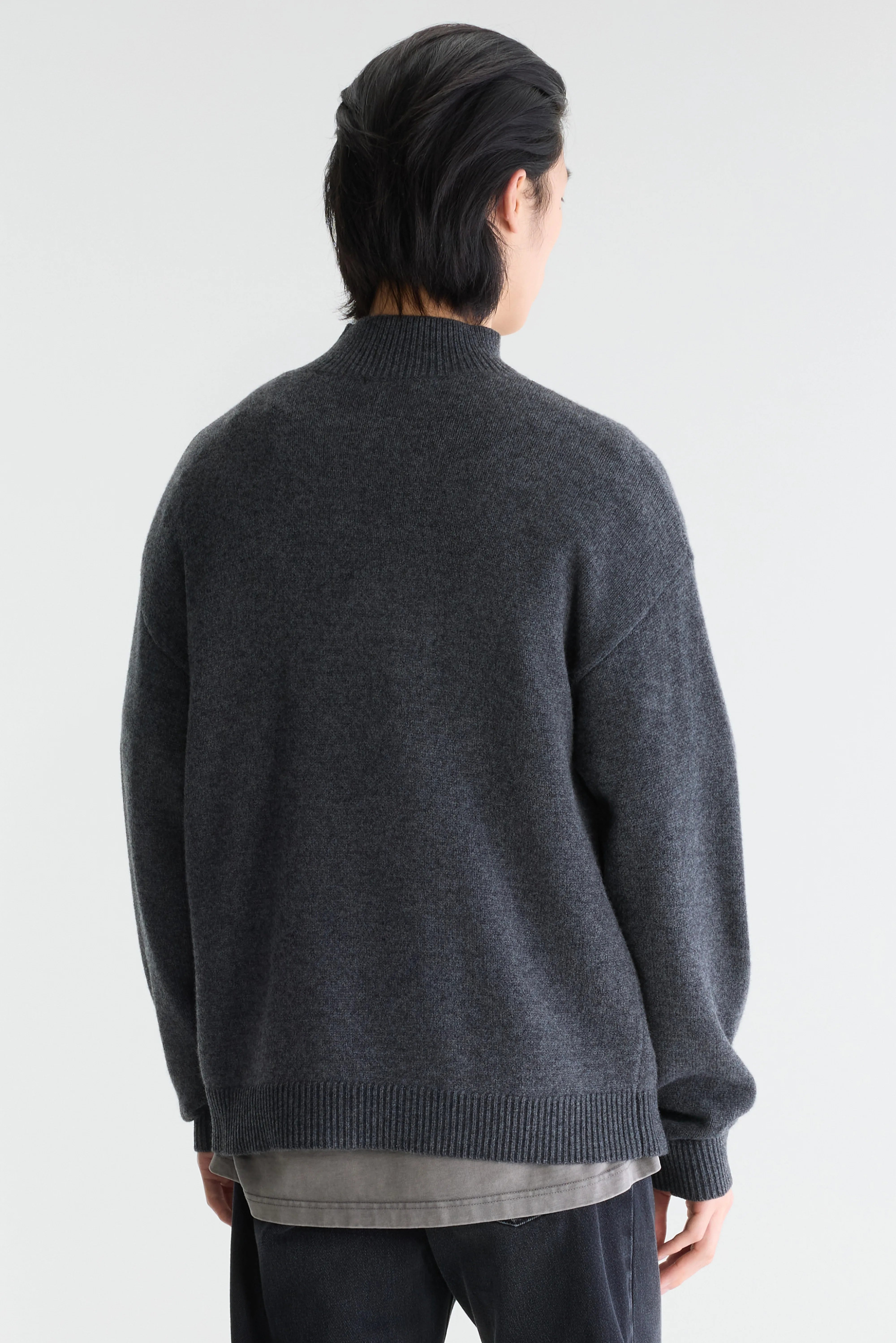 Gaky mock-neck sweater (262 / M / ANTHRACITE)