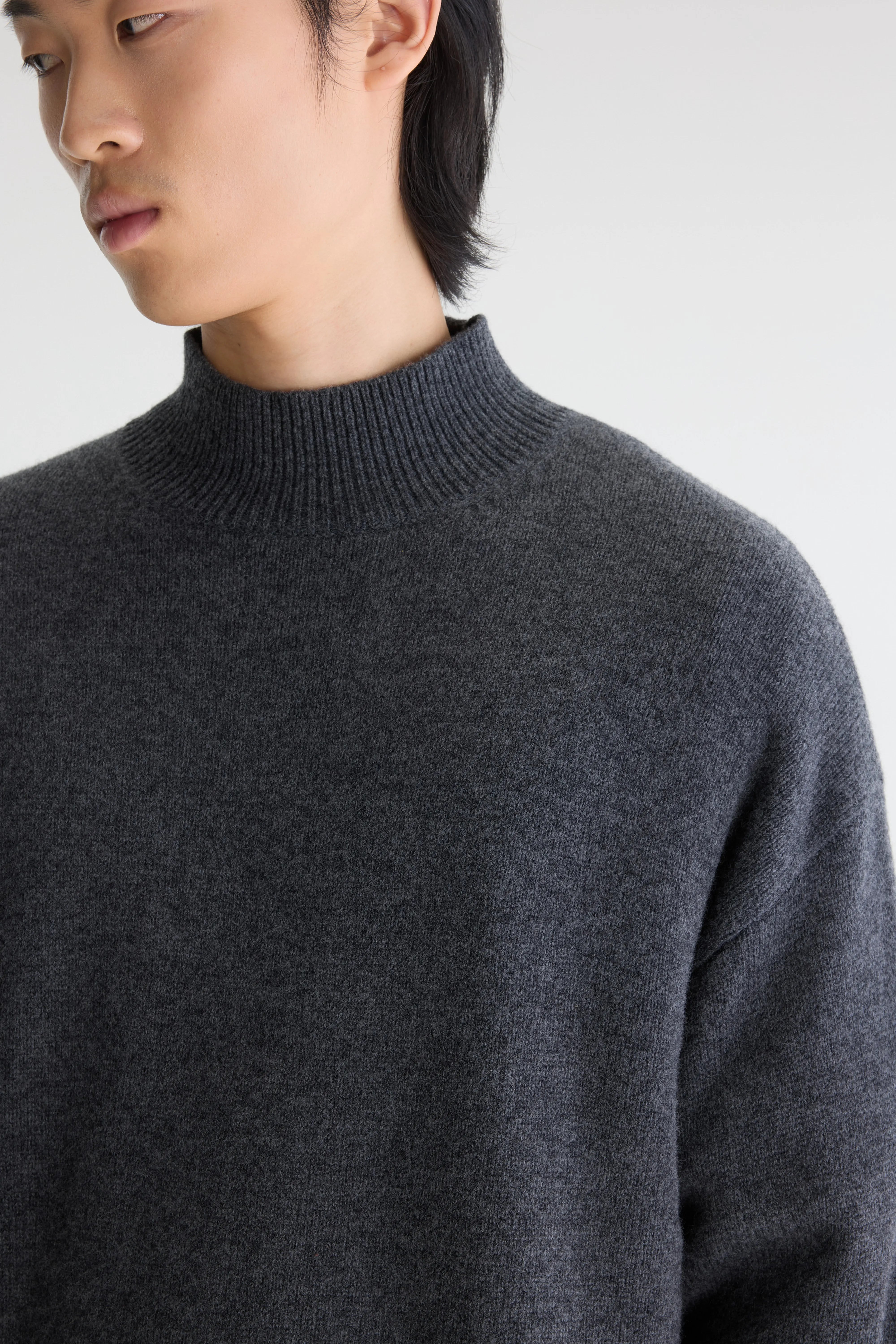 Gaky mock-neck sweater (262 / M / ANTHRACITE)