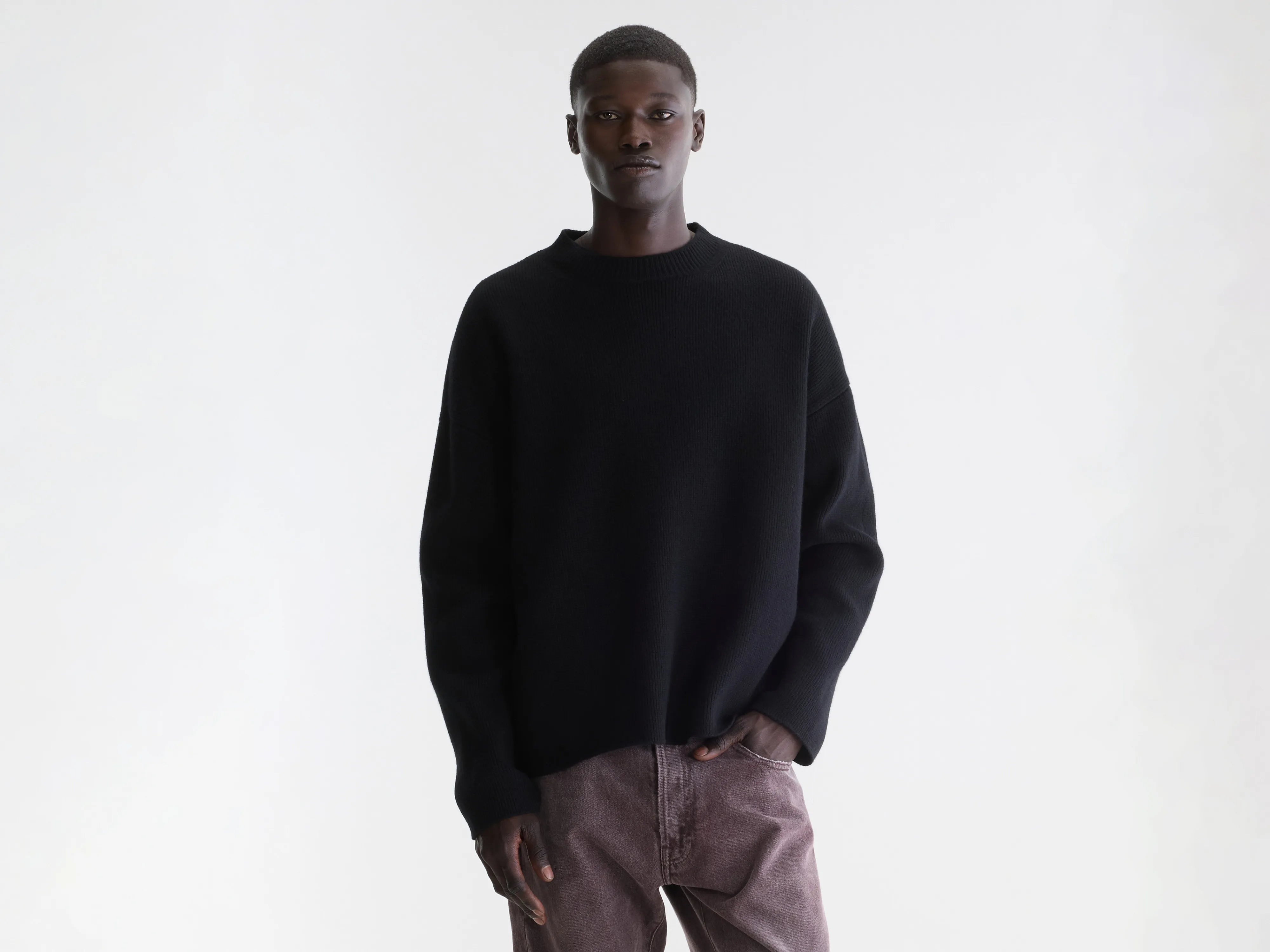 Dorcy crewneck sweater (262 / M / BLACK)