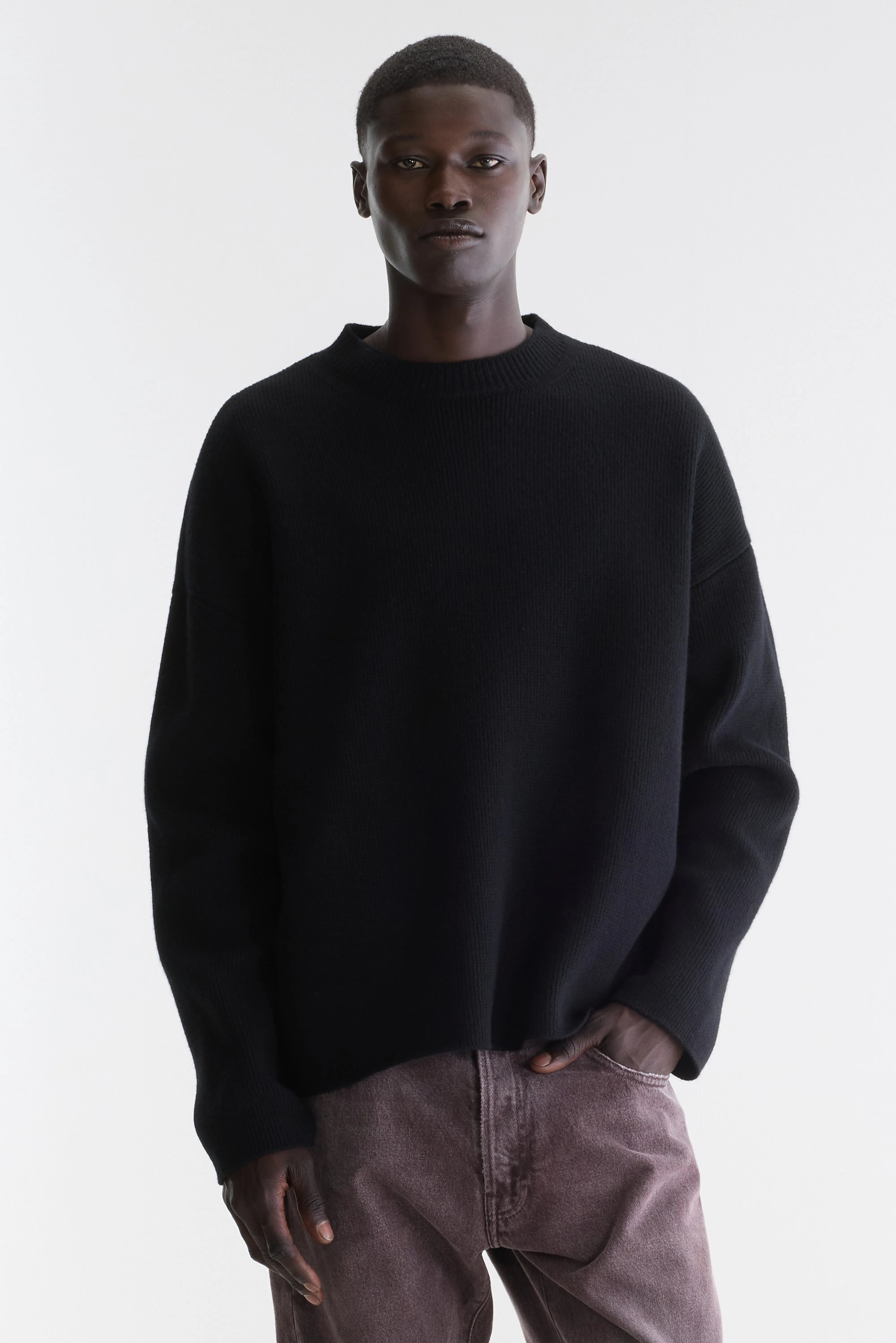 Dorcy crewneck sweater (262 / M / BLACK)
