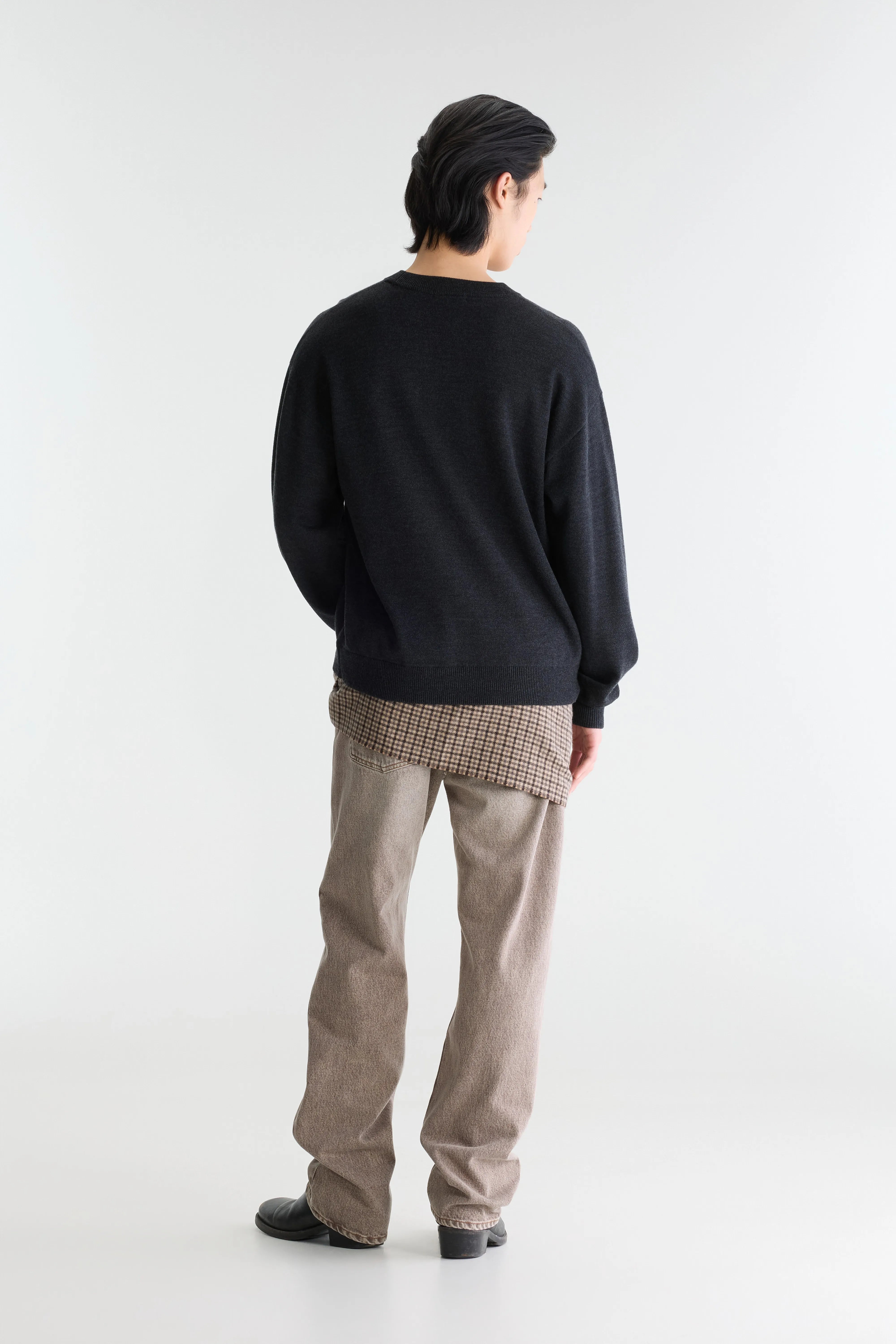 Siamo crewneck sweater (262 / M / ANTHRACITE)