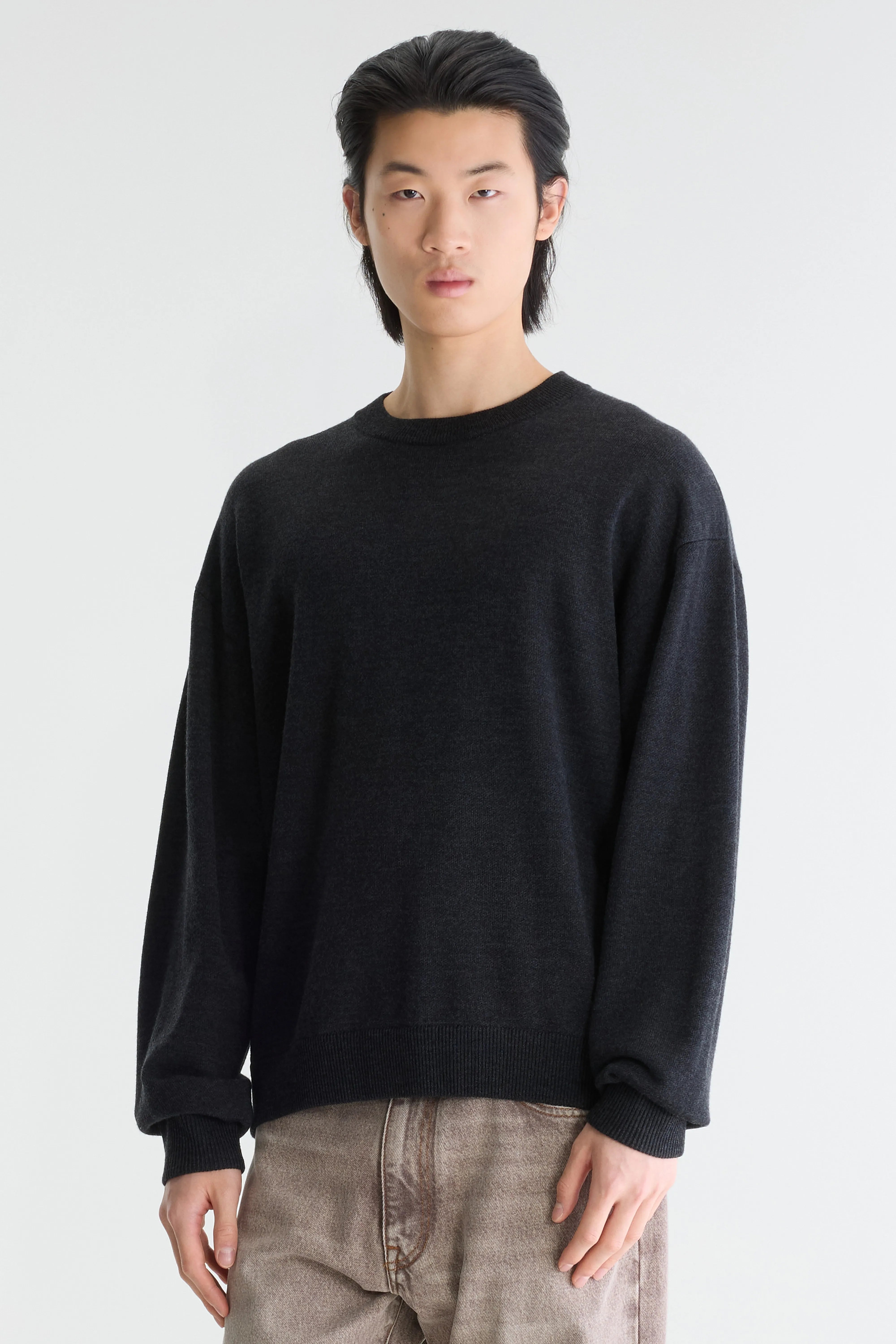 Siamo crewneck sweater (262 / M / ANTHRACITE)