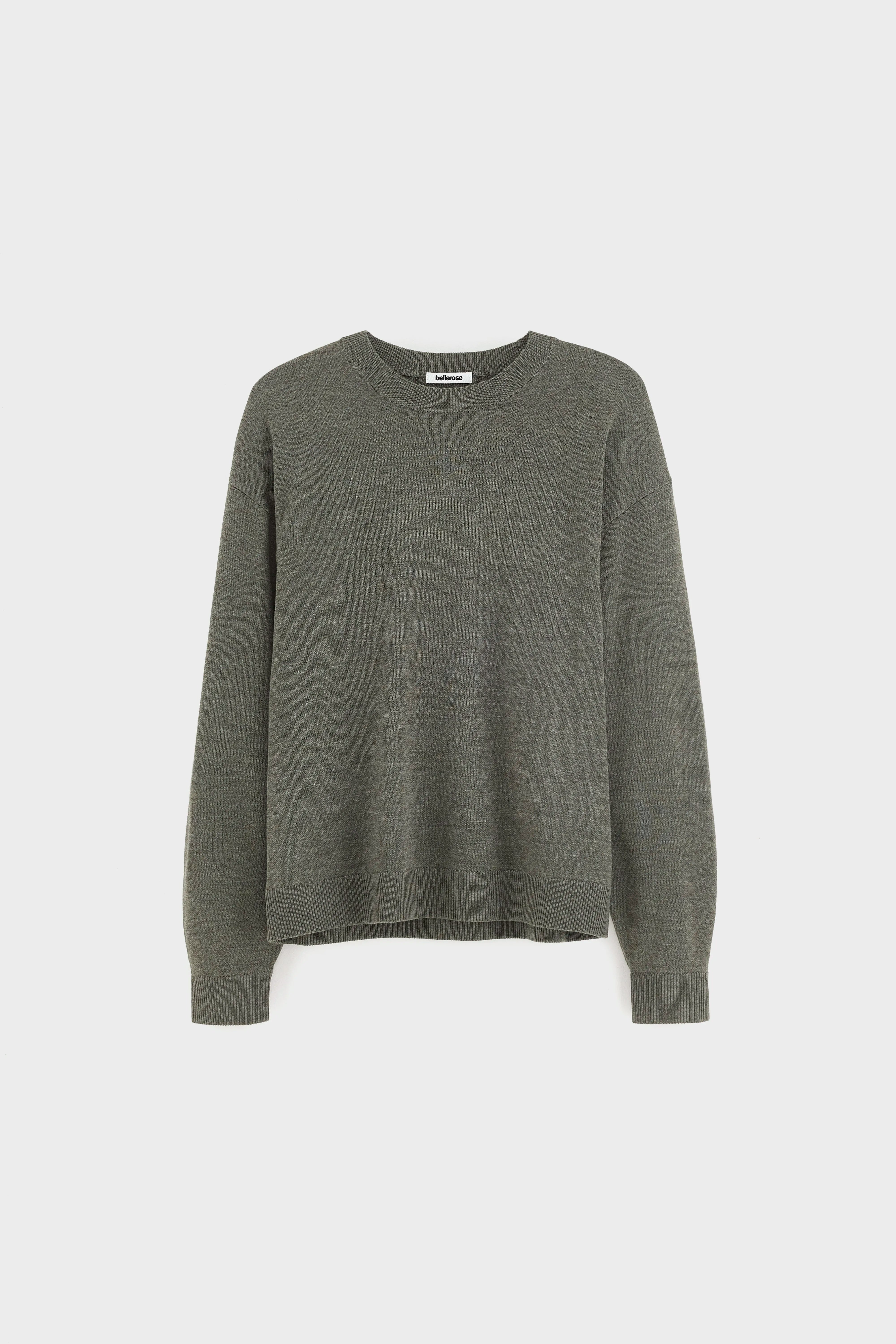 Pull col rond Siamo (262 / M / DUSTY OLIVE)