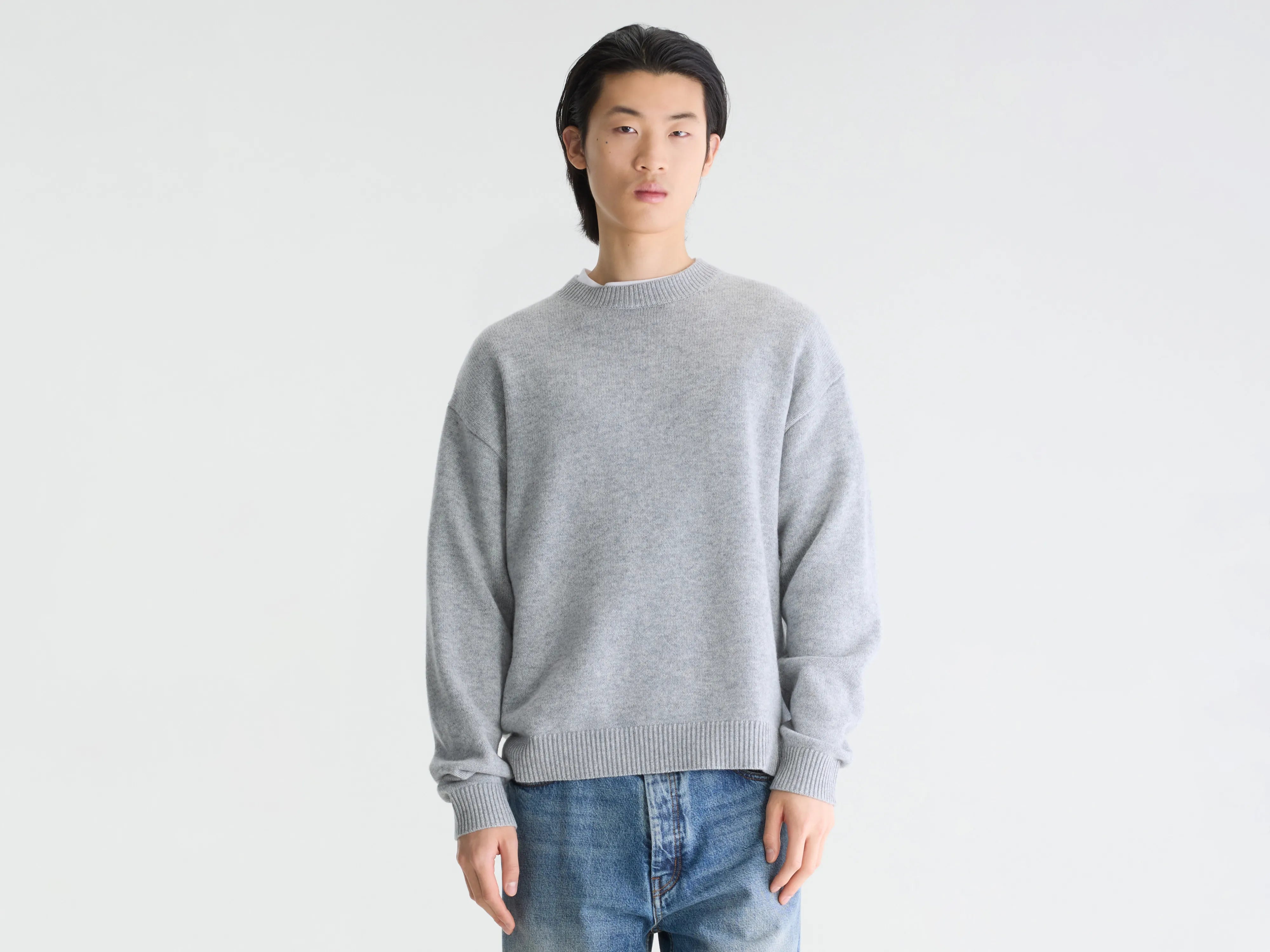 Gakew relaxed crewneck sweater (262 / M / H. GREY)