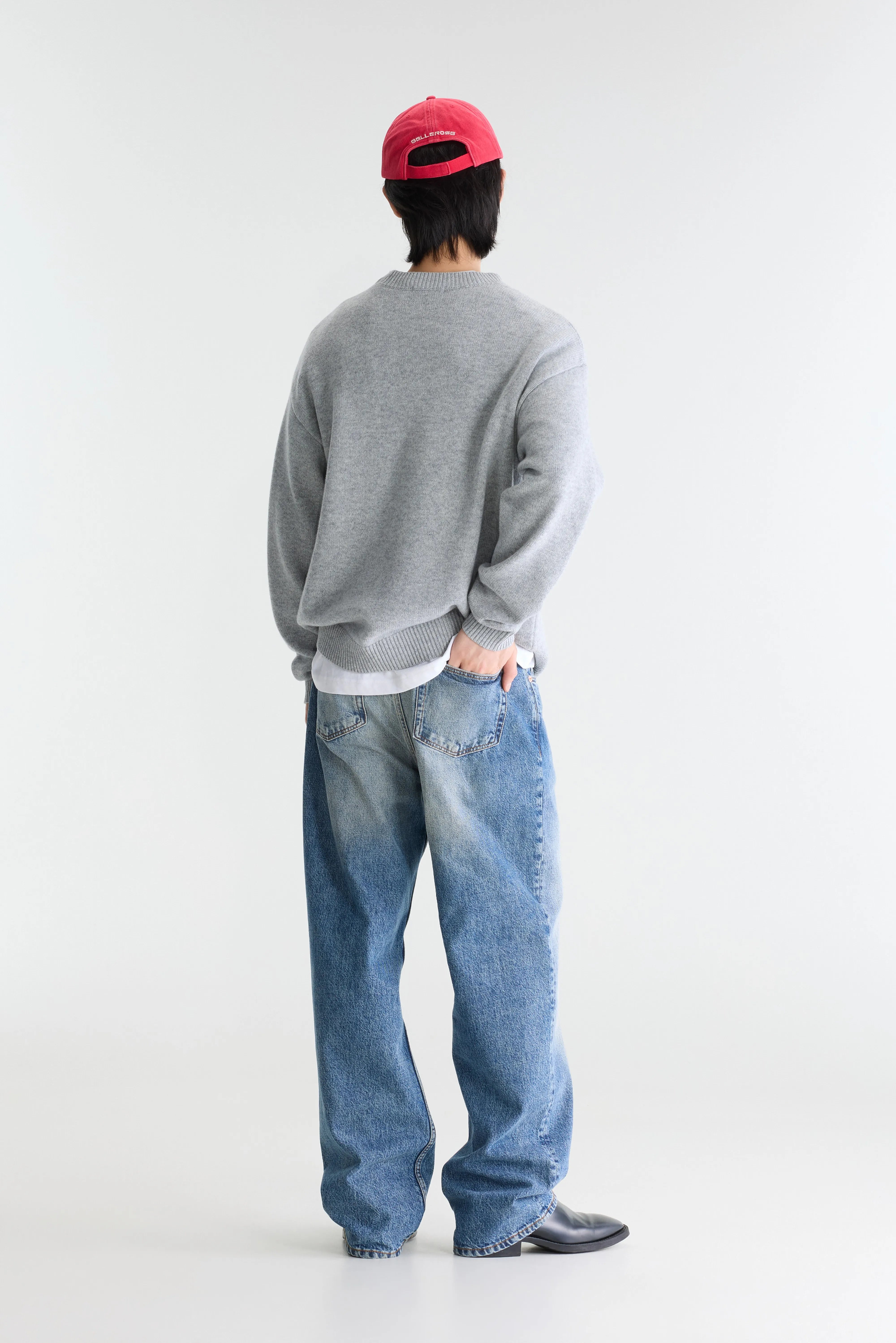 Gakew relaxed crewneck sweater (262 / M / H. GREY)