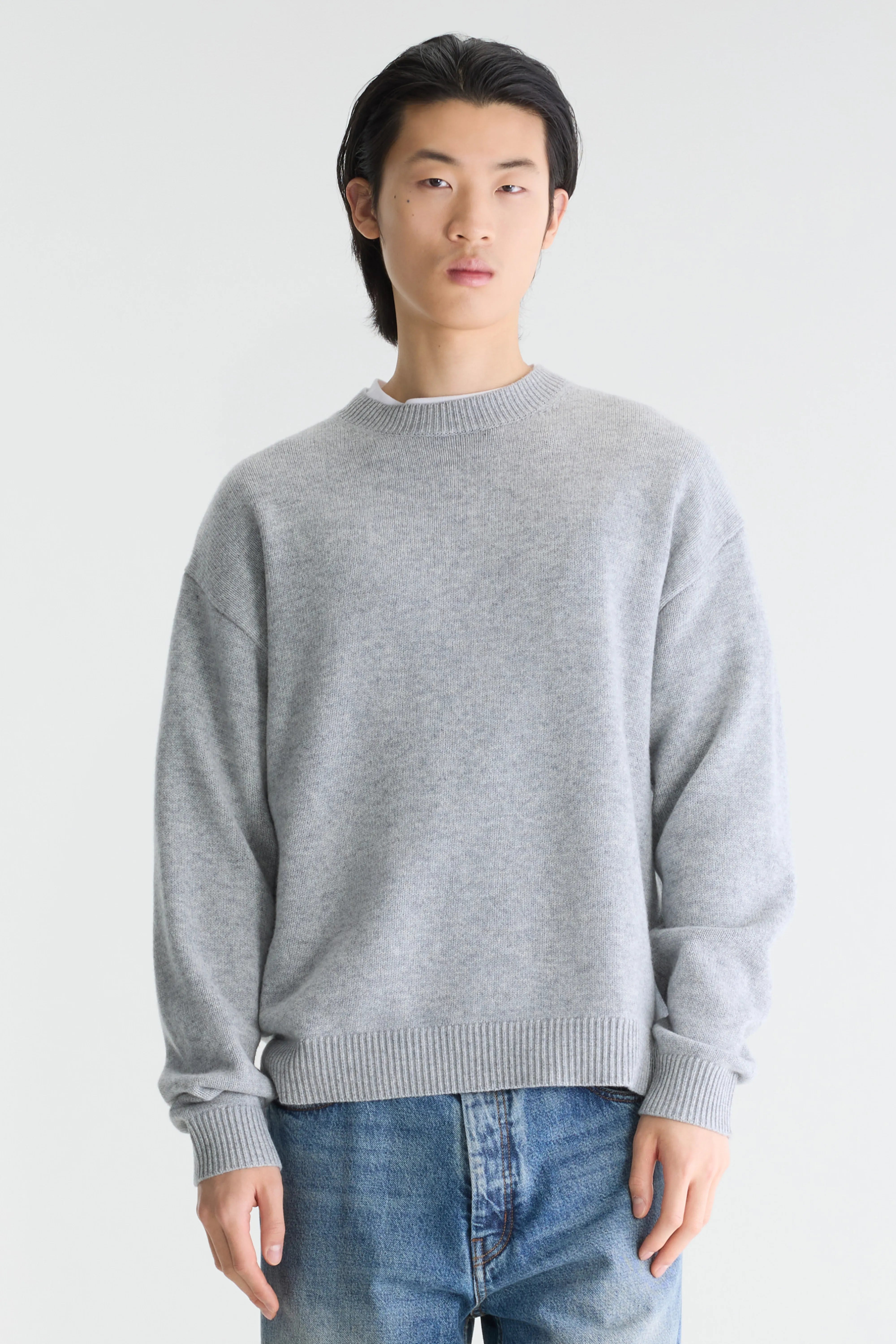 Gakew relaxed crewneck sweater (262 / M / H. GREY)