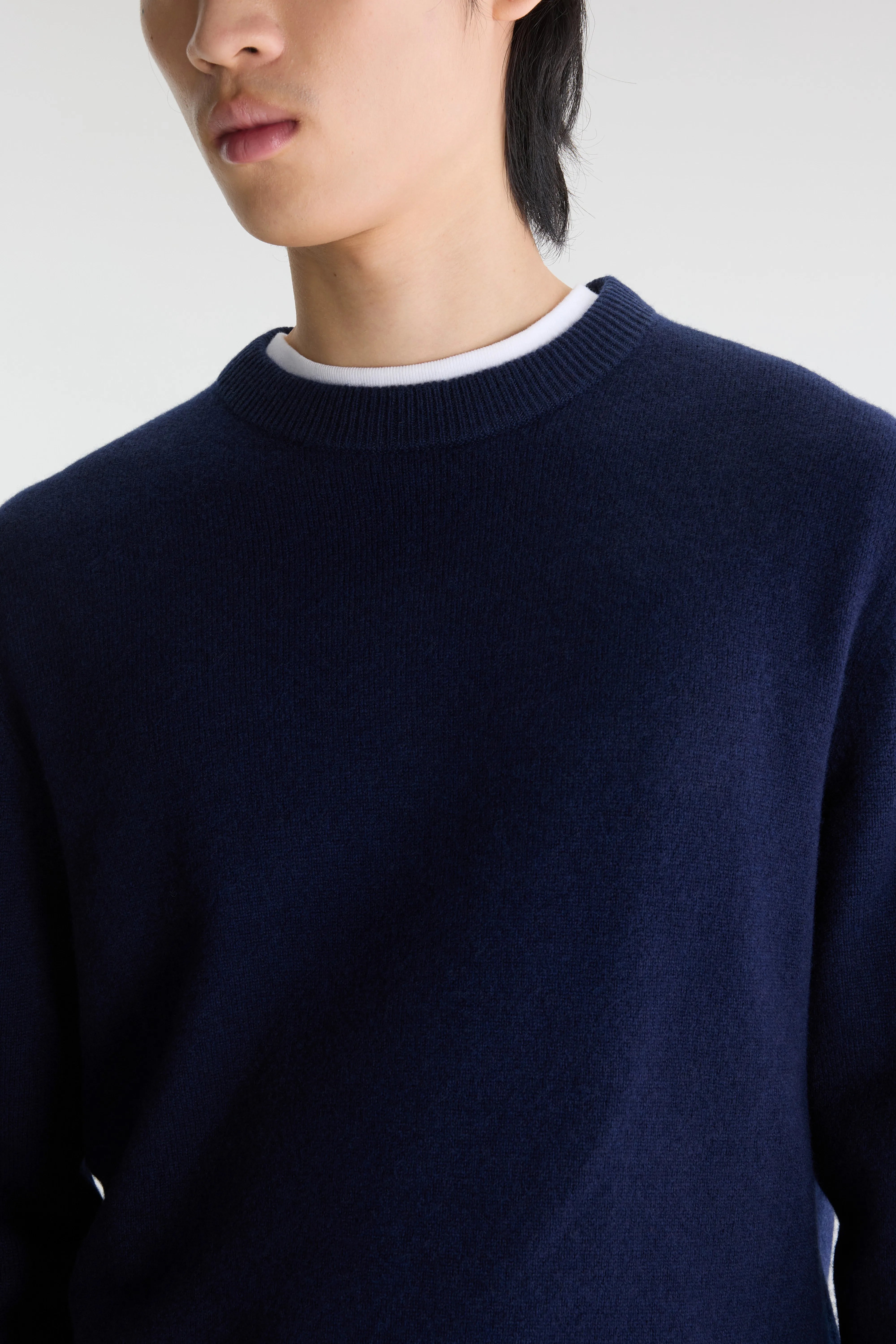 Gak classic crewneck sweater (262 / M / NAVY)
