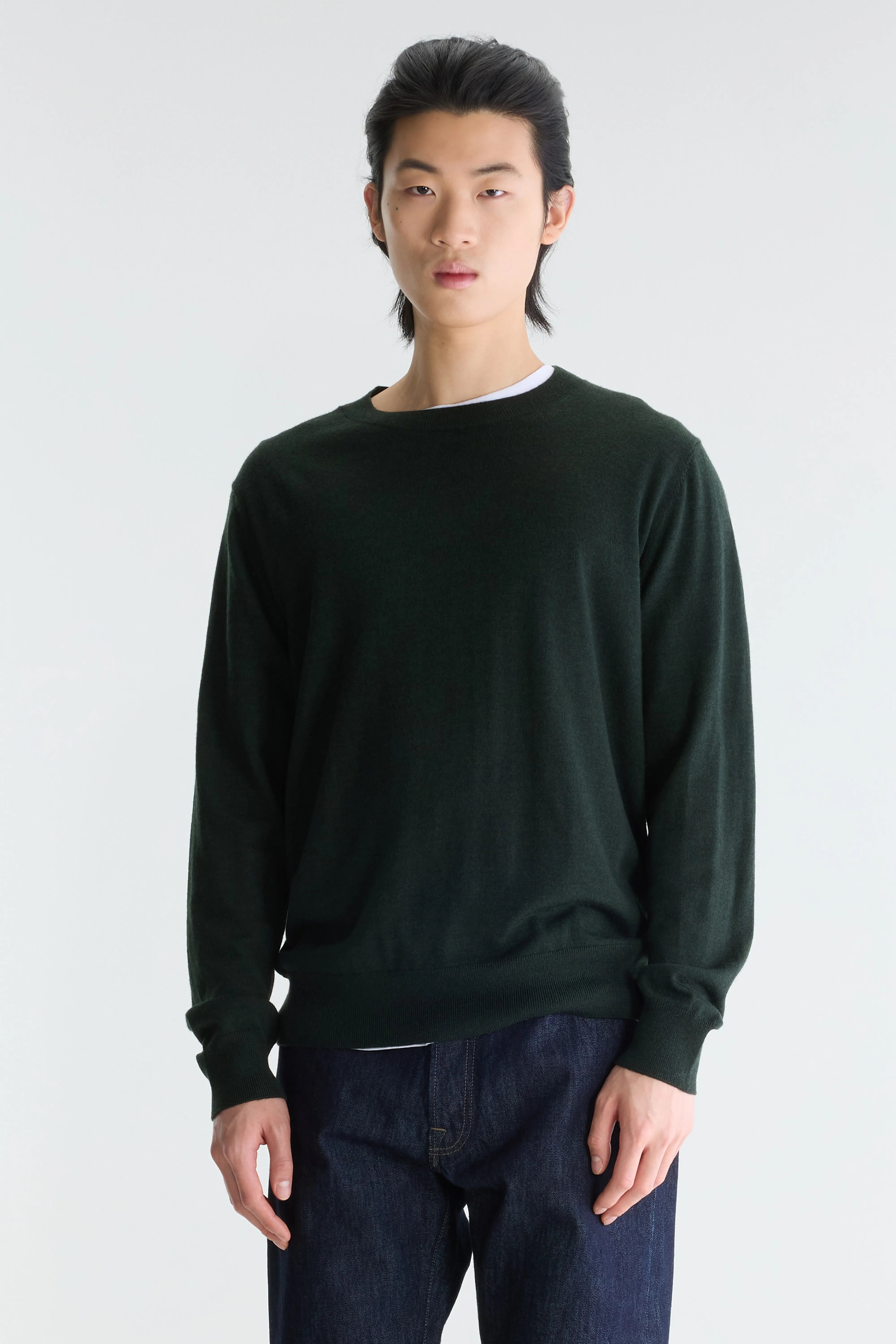 Pull col rond Dilles (262 / M / FOREST)