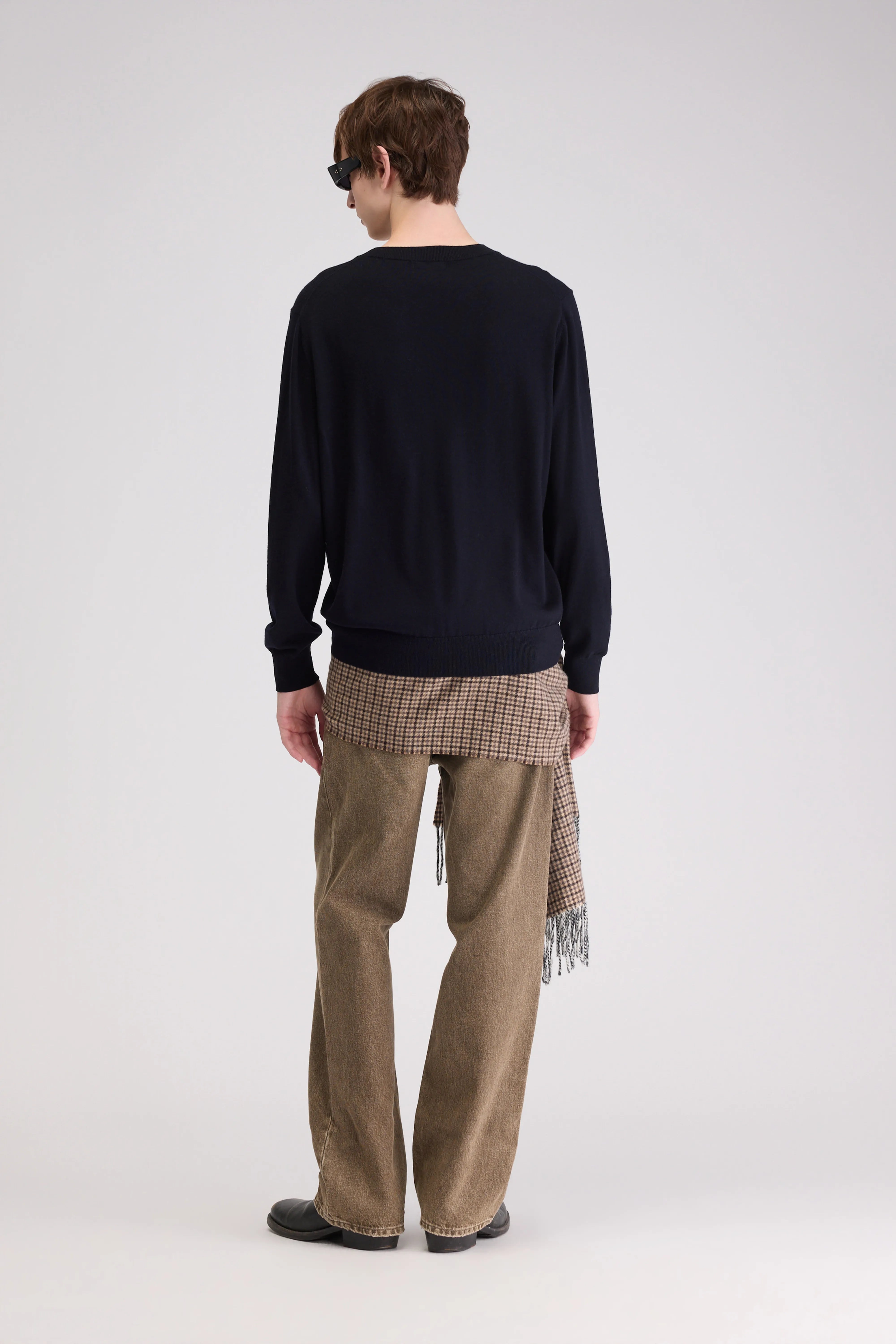 Dilles crewneck sweater (262 / M / BLACK BLUE)