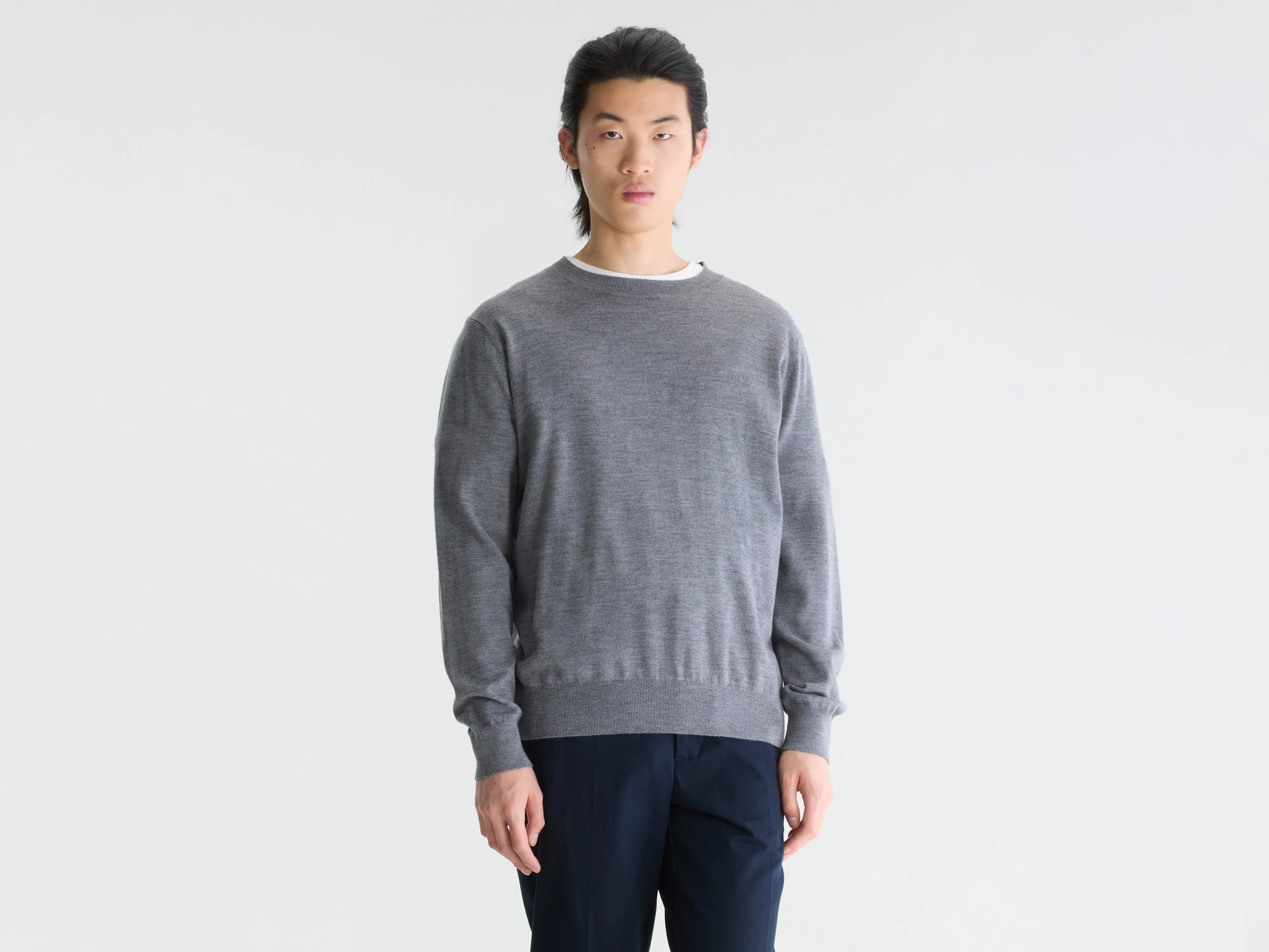 Dilles crewneck sweater (262 / M / MID GREY)