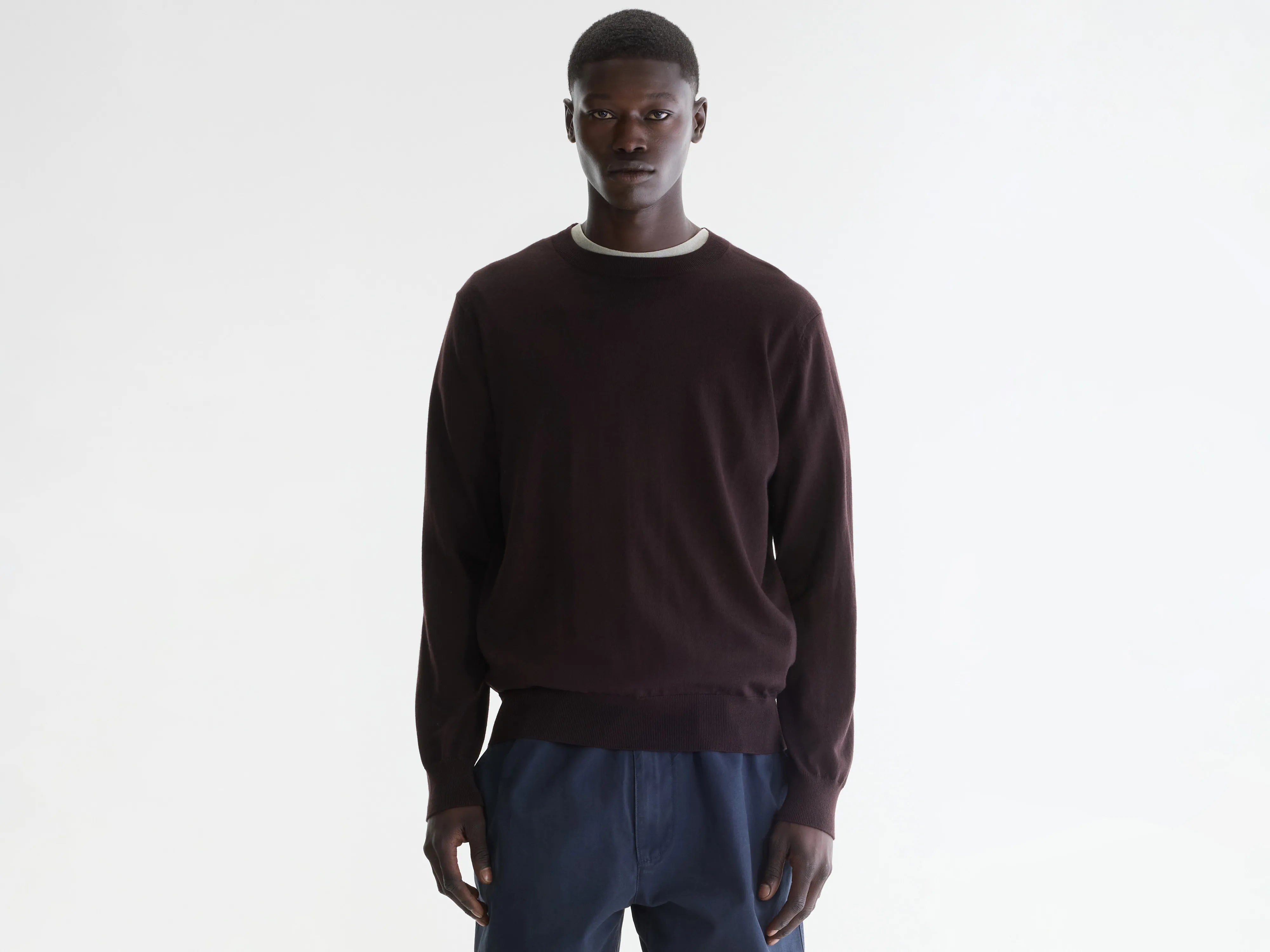 Pull col rond Dilles (262 / M / DARK ROAST)