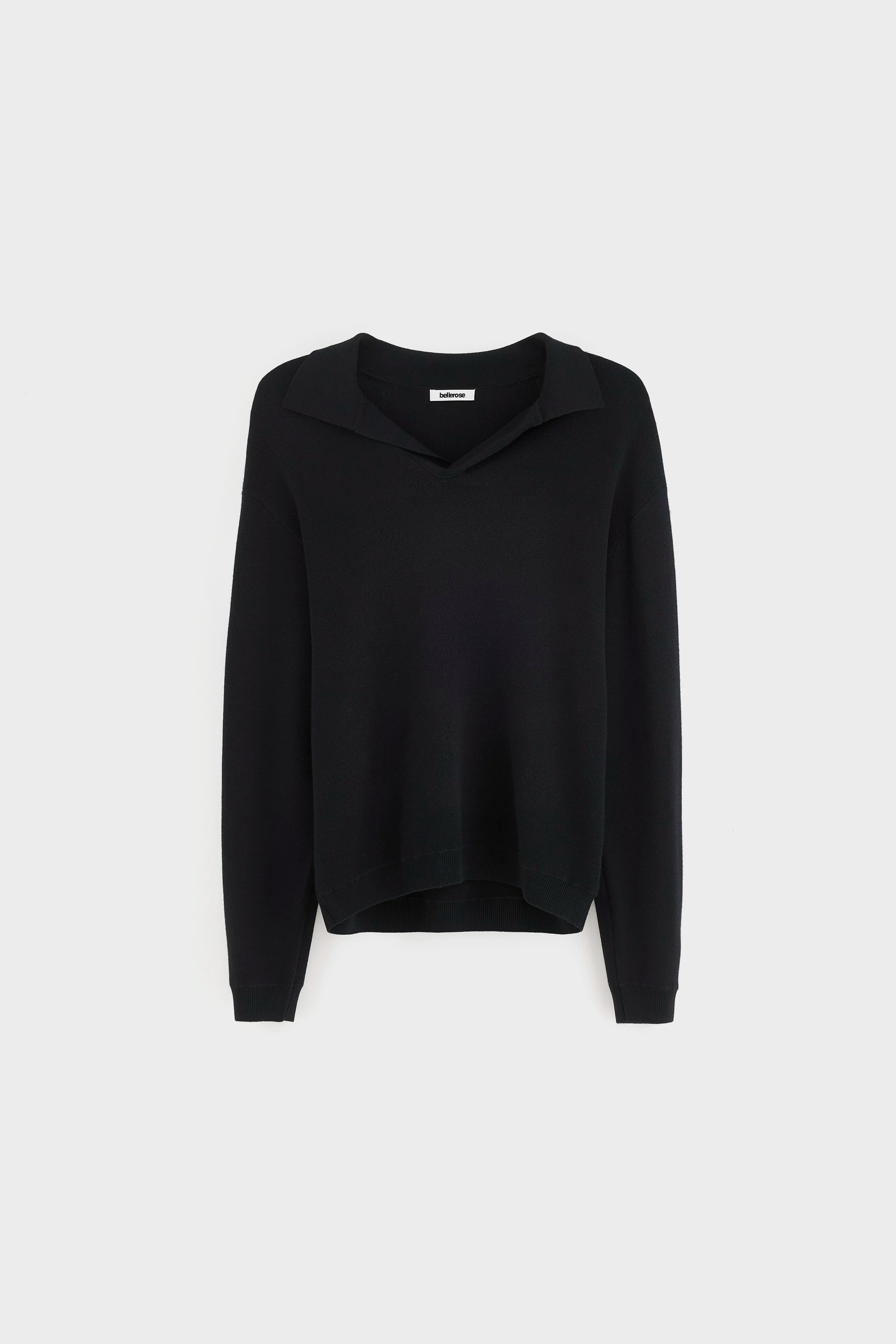 Pull col polo Dillou (262 / M / OFF BLACK)