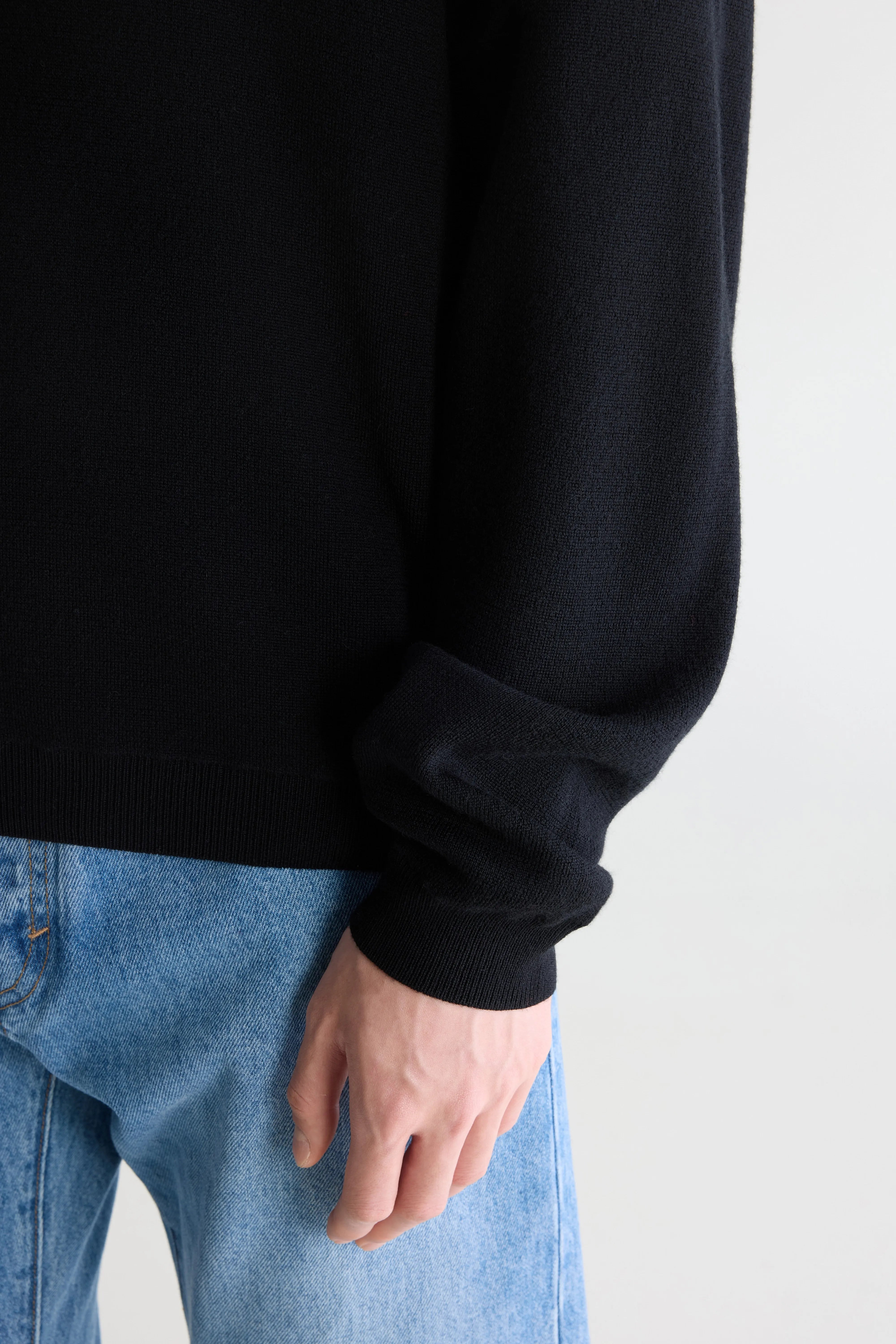 Pull col polo Dillou (262 / M / OFF BLACK)