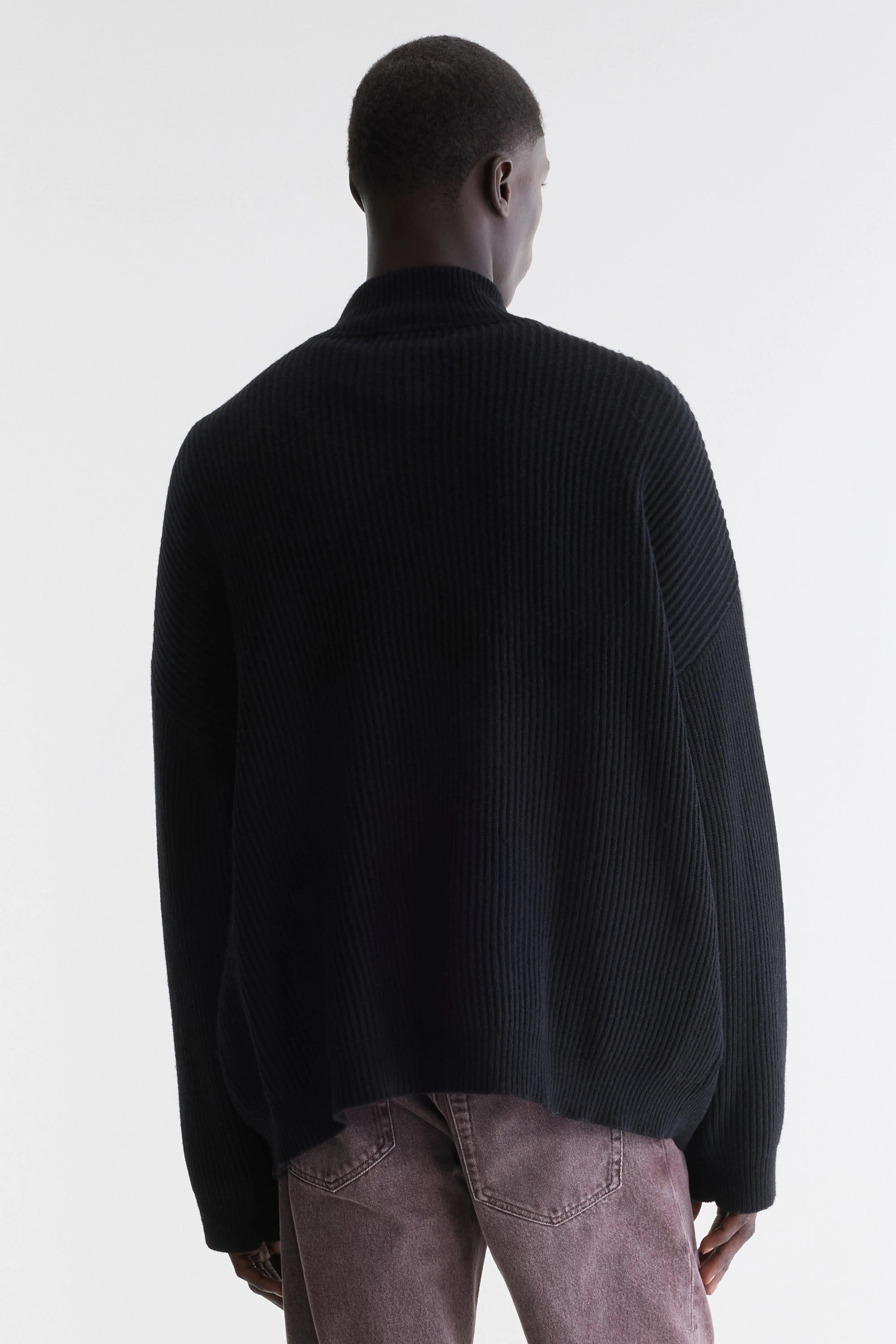 Ameiz mock-neck sweater (262 / M / BLACK)